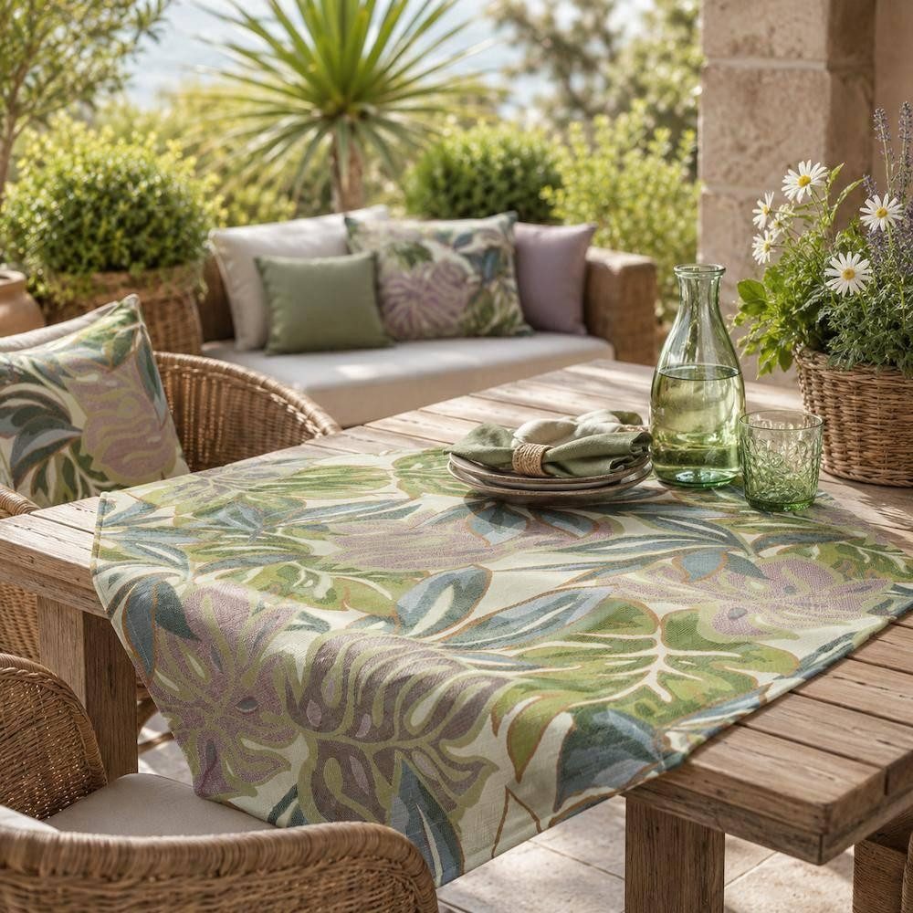 sander table + home Mitteldecke Tischdecke Selva in Pastell 85 x 85 cm