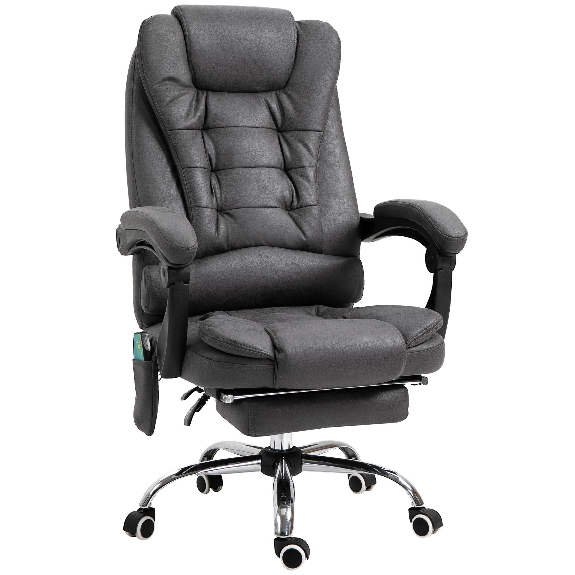 Vinsetto Schreibtischstuhl Bürostuhl mit Massagefunktion, Ergonomisch Drehs günstig online kaufen