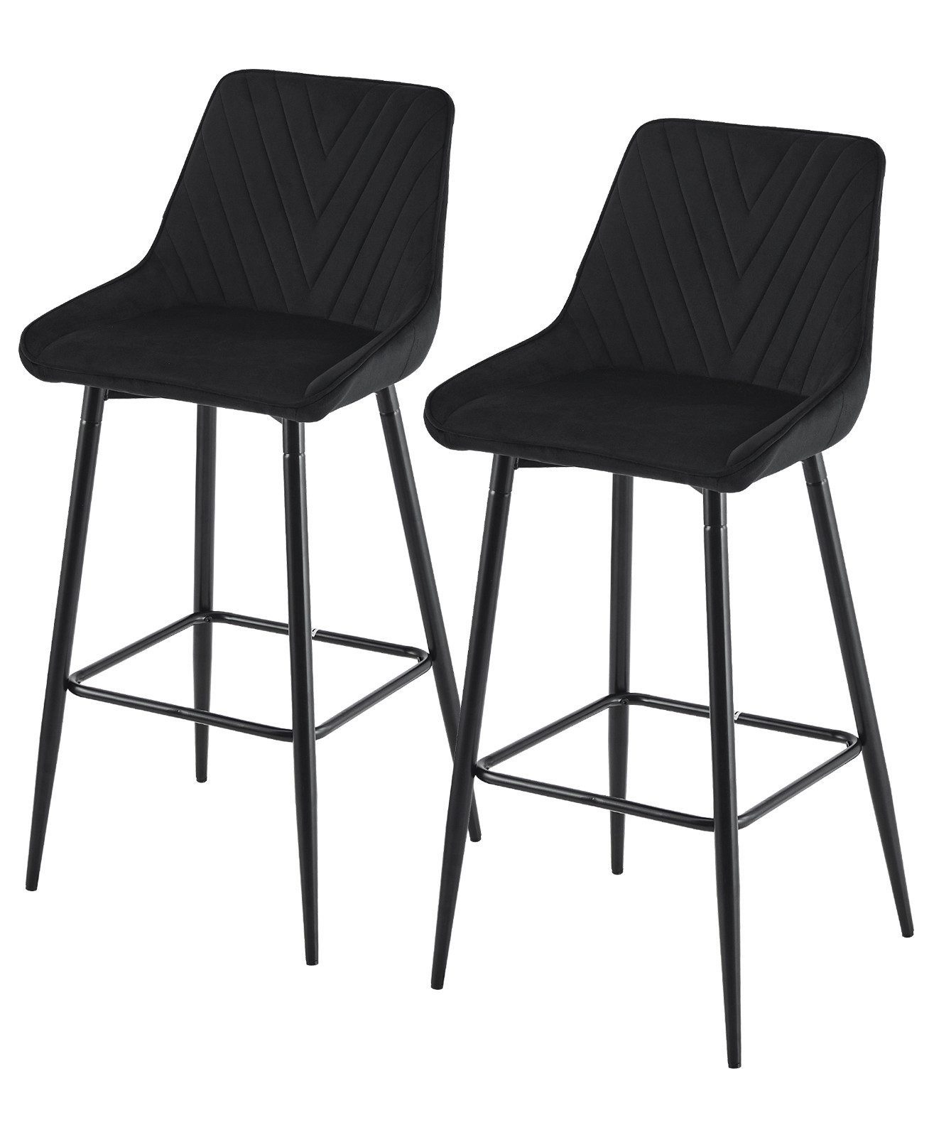 Ofcasa Barhocker Samtbarstuhl (2er Set), Gepolsterter günstig online kaufen