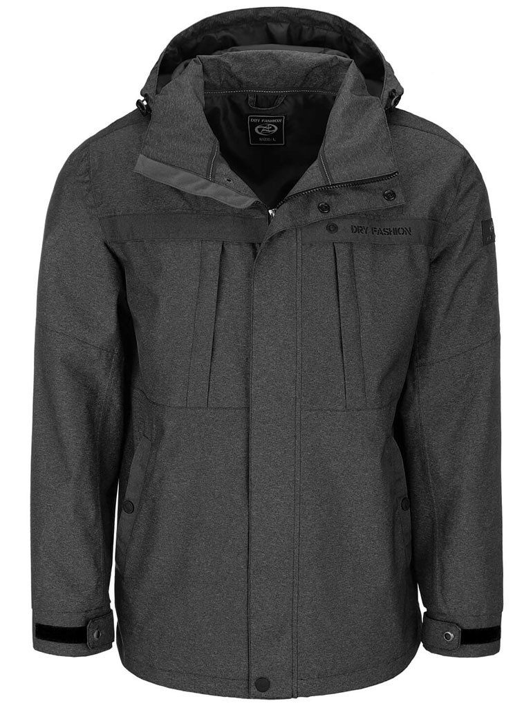Dry Fashion Damen Funktionsjacke Norderney – Wasserdicht, Winddicht, Atmungsaktiv, Mit Gestreiftem Futter