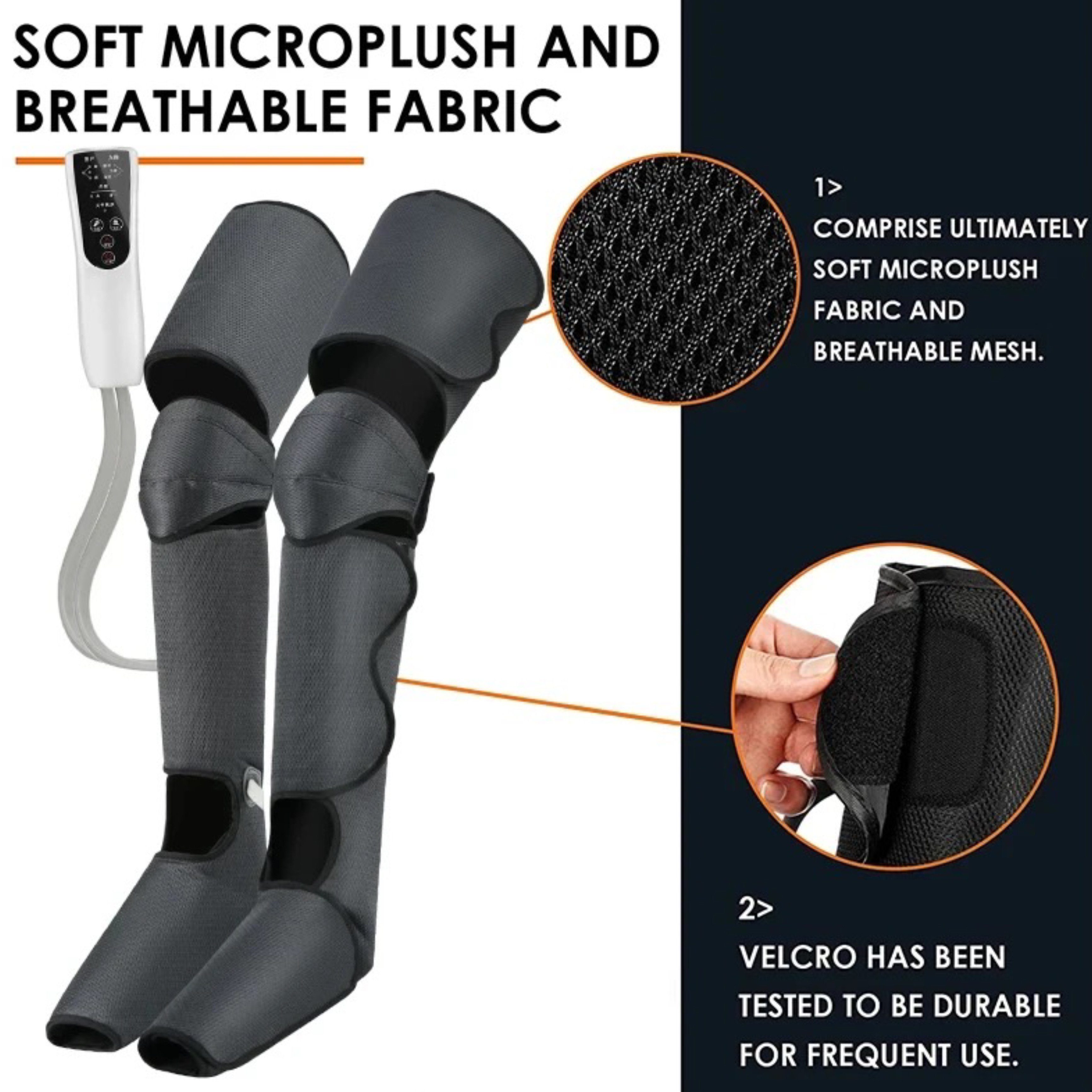 Lalano`S Cosmetics Venentrainer Lymphdrainage & Therapiegerät, Fußmassagegerät, Beinmassagegerät, Kniemassagegerät mit Luftkompression, 2 Wärmestufen Funktion, mit Regler für Durchblutung Muskelentspannung, für Durchblutung, Muskelschmerzlinderung