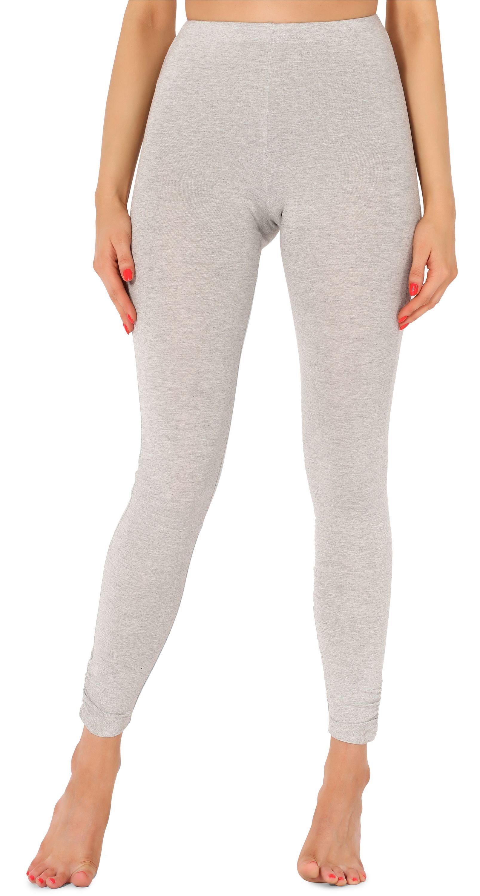 Merry Style Leggings Corti In Viscosa Con Inserti In Pizzo – Donna, MS10-453, Morbidi Ed Elastici, Taglie Forti - 2