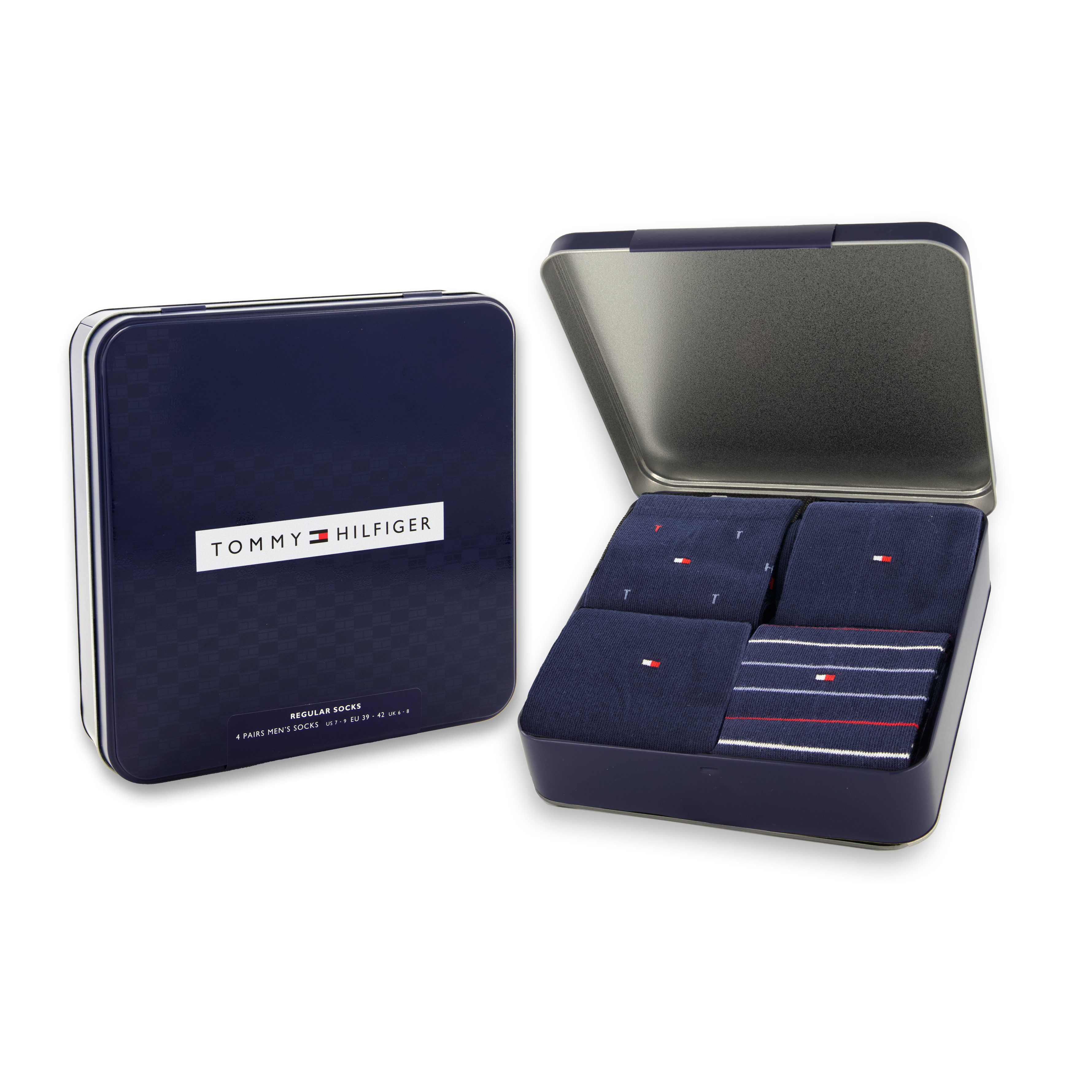 Tommy Hilfiger Socken TH MEN SOCK 4P TIN GIFTBOX (4er Pack) günstig online kaufen