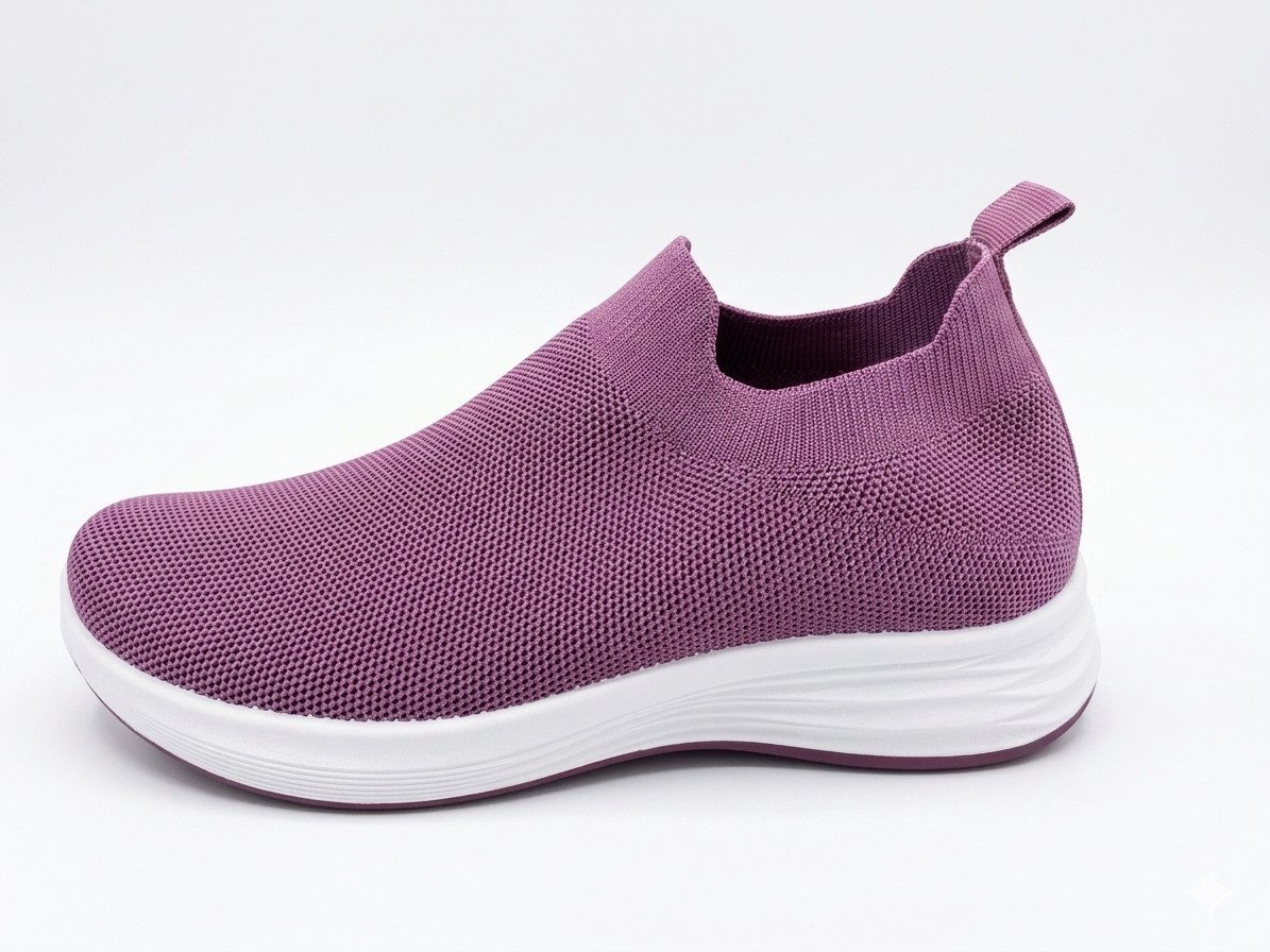 Pogolino PG160 Slip-On Sneaker Damen Slip-On Sneakers dehnbar herausnehmbare Sohle atmungsaktiv