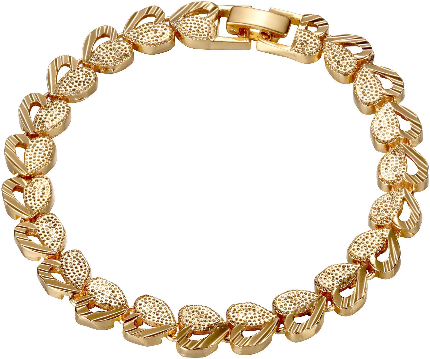 Firetti Armband Schmuck Geschenk Kupfer Armschmuck Herzkettengliederung Liebe