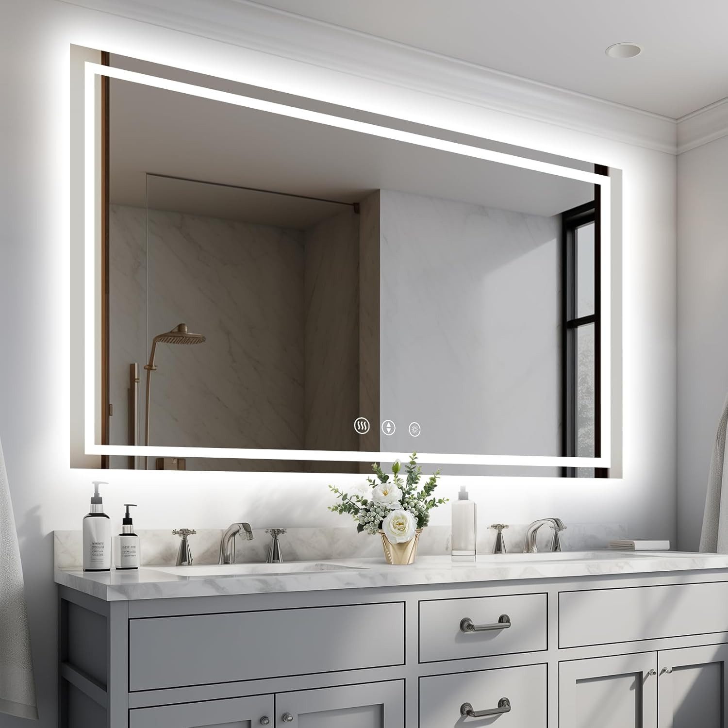 YOLEO Badspiegel LED-Spiegel für Badezimmer mit günstig online kaufen