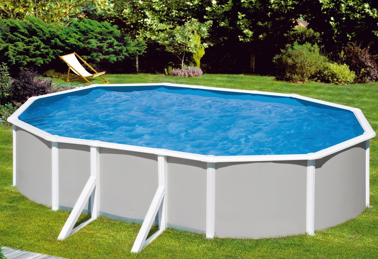 Thumbnail - my POOL BWT Ovalpool BELIZE 4 (Komplett-Set, 10-tlg), Höhe 132 cm, in verschiedenen Größen erhältlich
