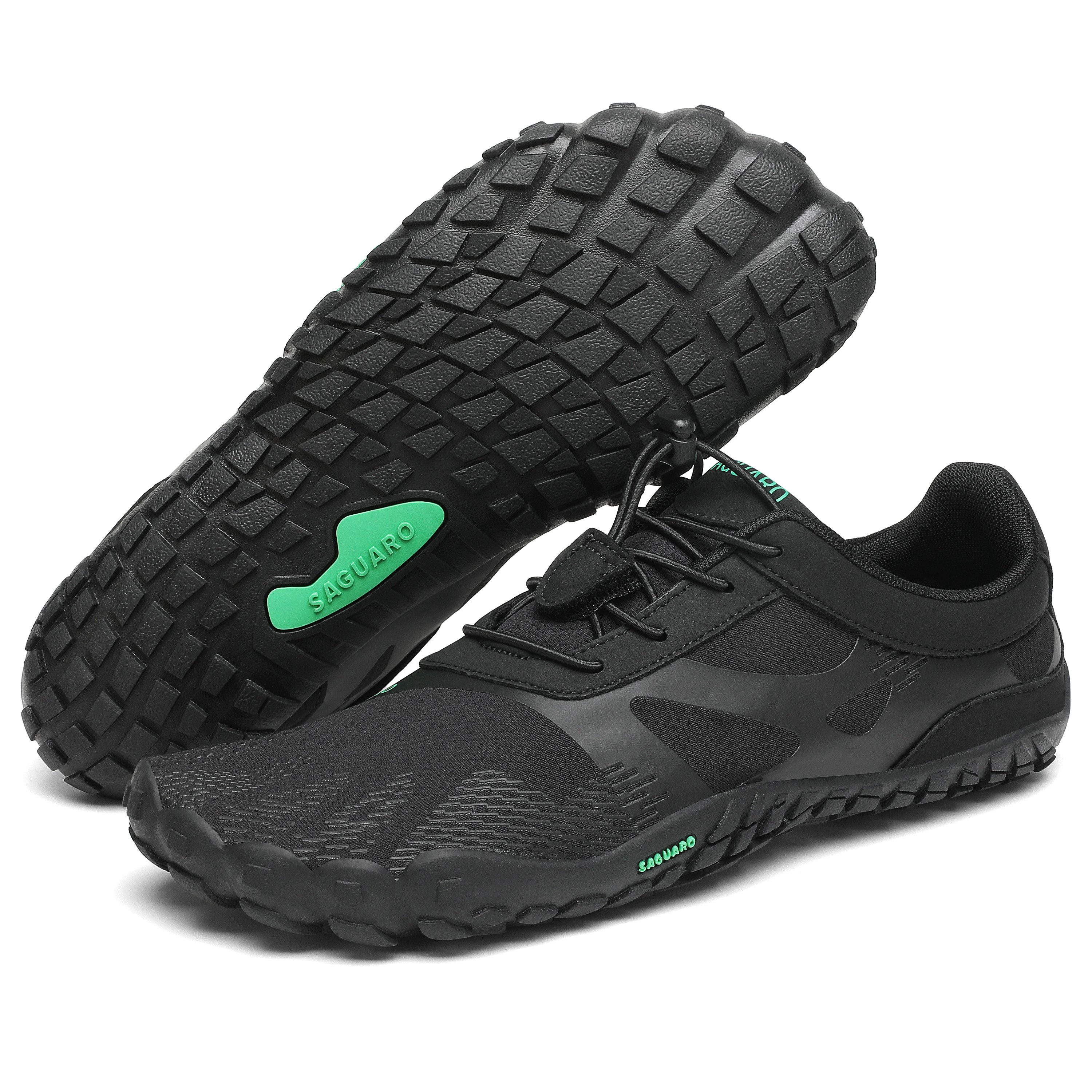 SAGUARO Sport Sommer Barfußschuh (5mm Sohlenstärke, Nullabsatz, bequem, leicht, atmungsaktiv, rutschfest) Minimalschuhe Laufschuhe Sport-Schuhe Jogging Sneaker Trail-Running