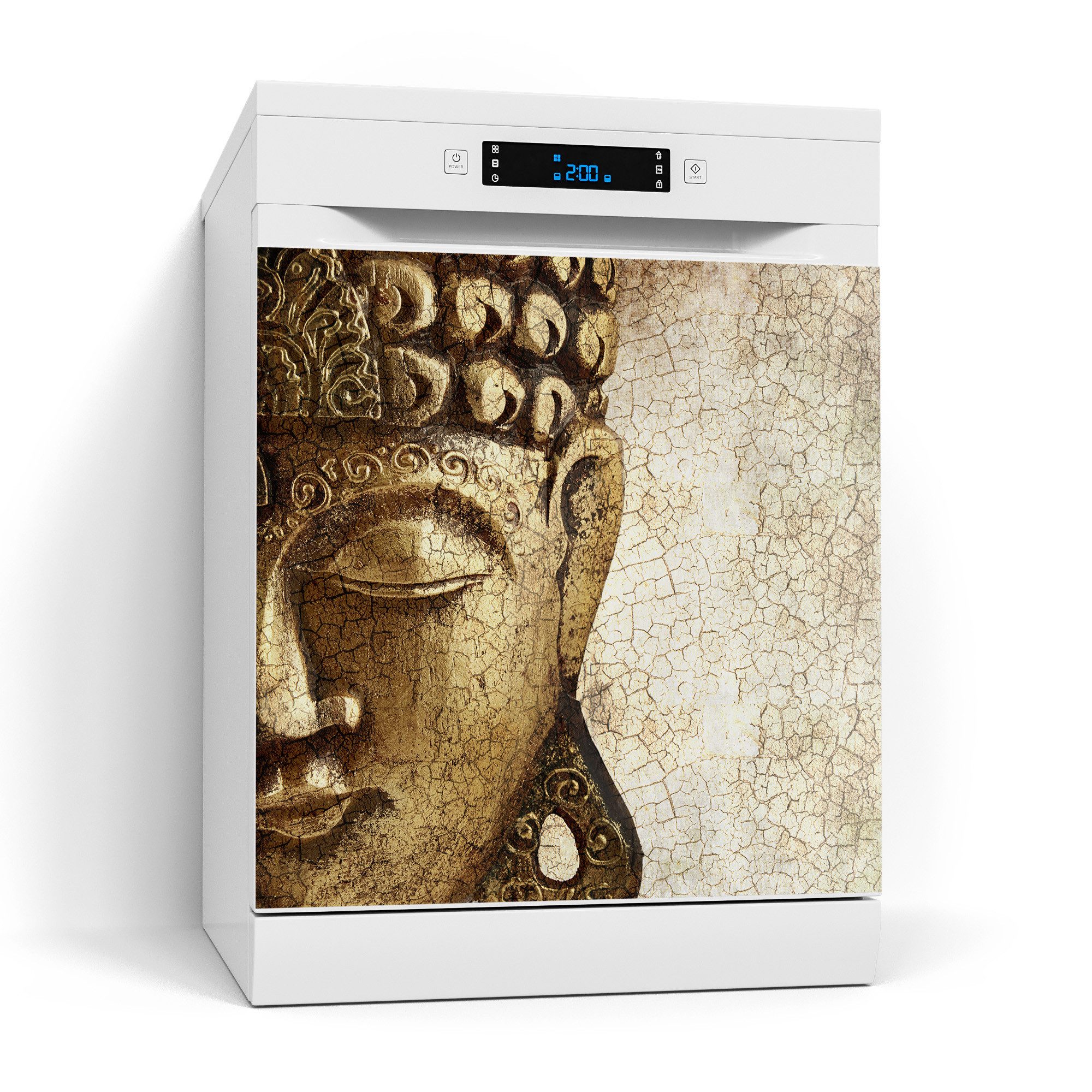 DEQORI Magnetfolie 'Goldene Ruhe', Spülmaschine Magnetmatte magnetisch Magnetfolie Folie Schutz