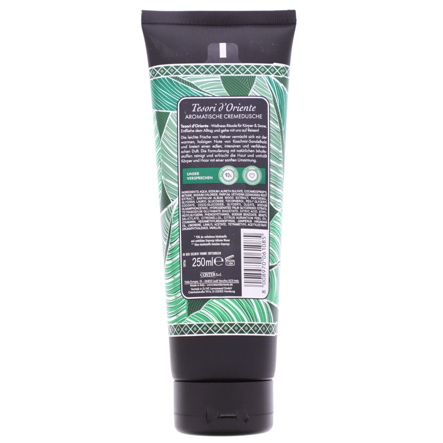 Tesori d´Oriente Duschgel 3x Tesori d'Oriente Men Aromatische Cremedusche Body & Hair je 250 ml