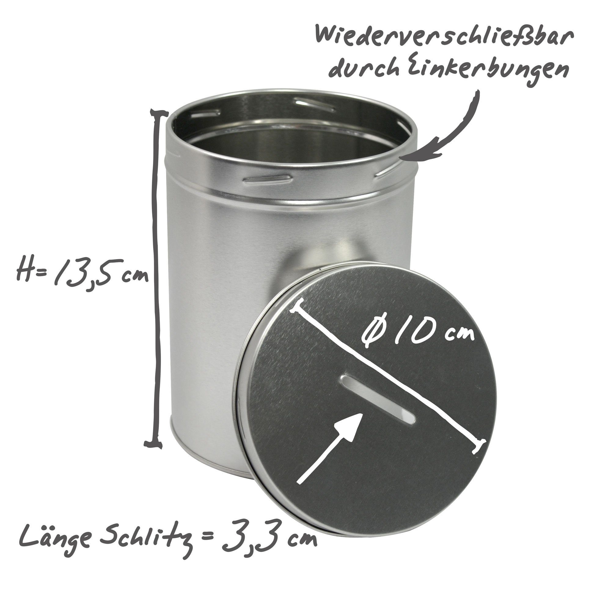 Frau WUNDERVoll Papierdekoration Spardose aus Metall günstig online kaufen