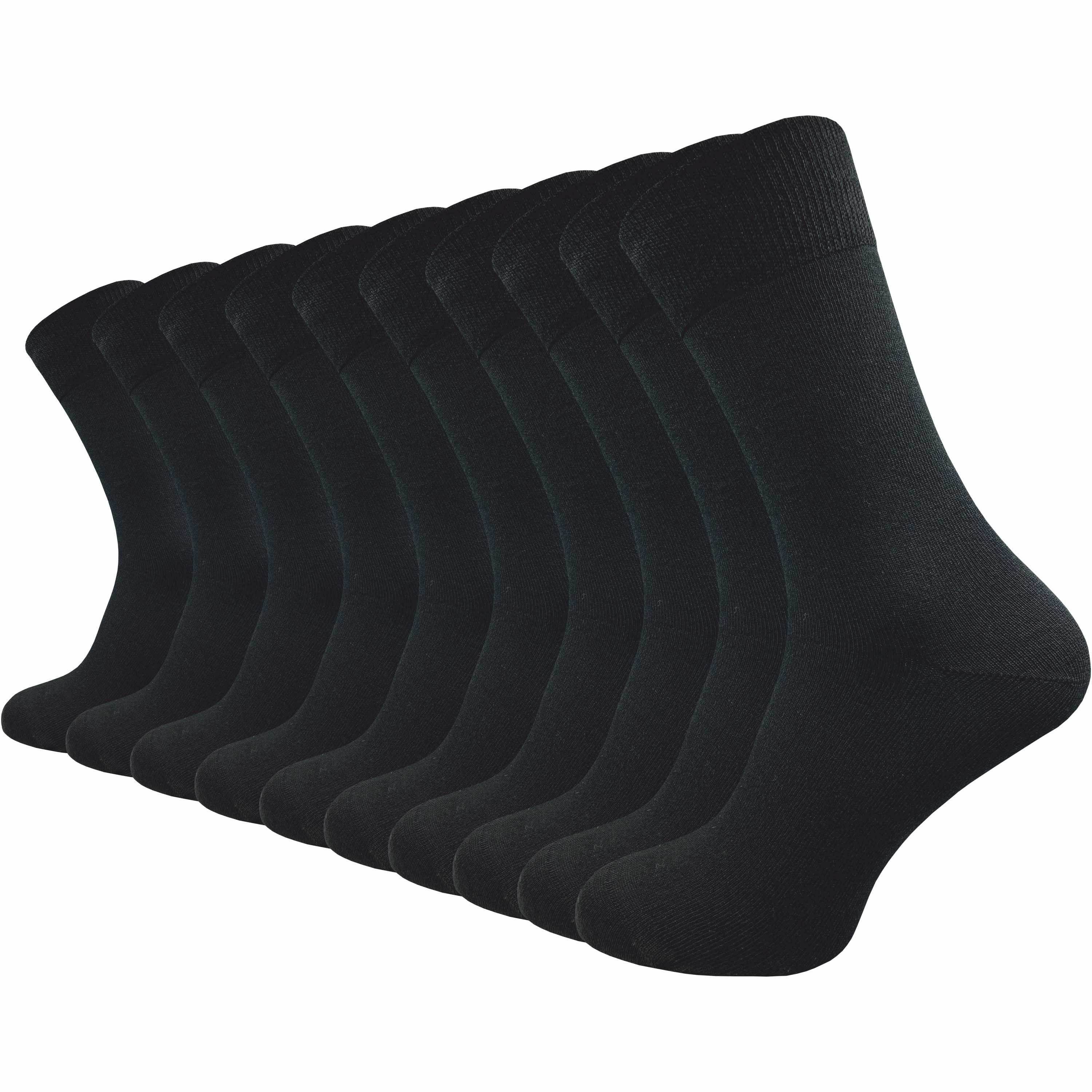 GAWILO Businesssocken für Damen & Herren aus hochwertiger Baumwolle ohne drückende Naht (10 Paar) Носки für den anspruchsvollen Alltag in schwarz, grau, blau und braun