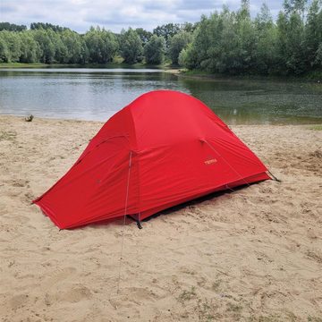 Terra Outdoor Kuppelzelt 2 Personen Zelt -Garmisch 200 x 125 x 110 cm - 20D Nylon PU 4000mm