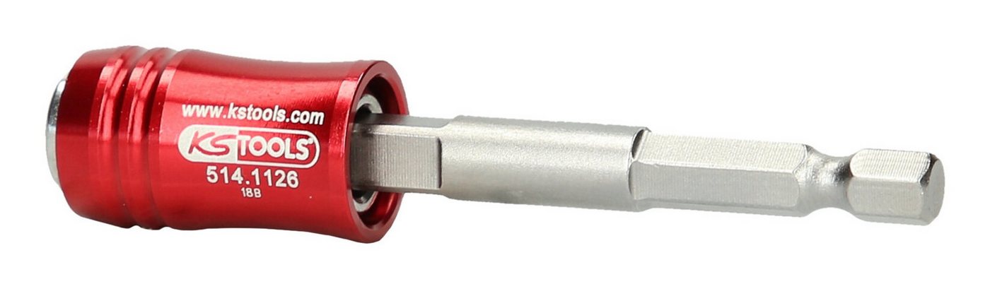 Thumbnail - KS Tools Ratschenringschlüssel, 1/4" 2in1 Schnellwechsel-Bithalter