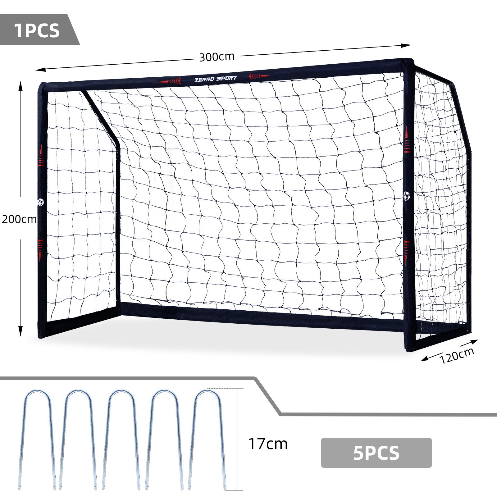 CCLIFE Fußballtor Fußballtor Outdoor Sportarten Fußballtor für Erwachsene Kinder