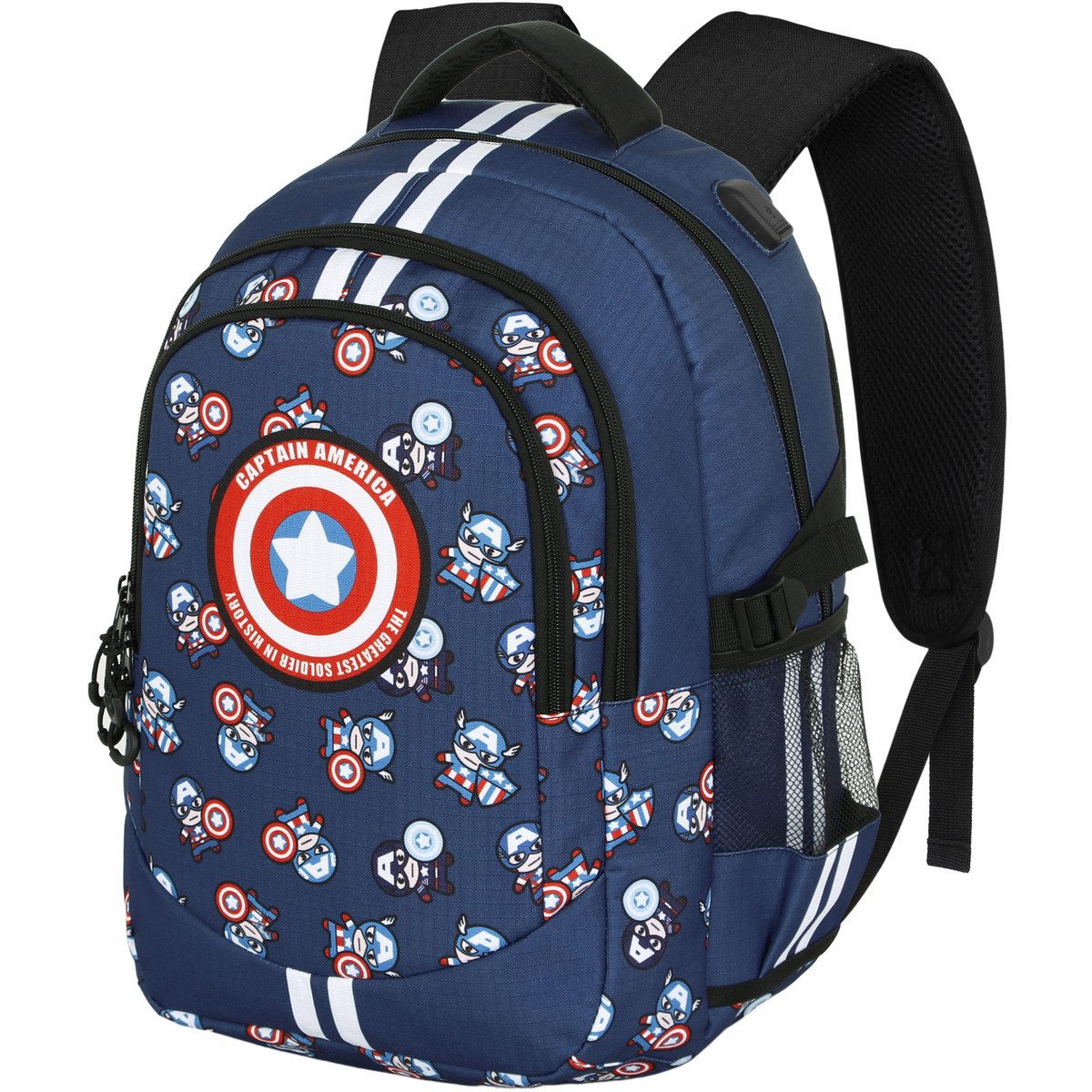 MARVEL Kinderrucksack Captain America -PLUS Running Unisex Kinder