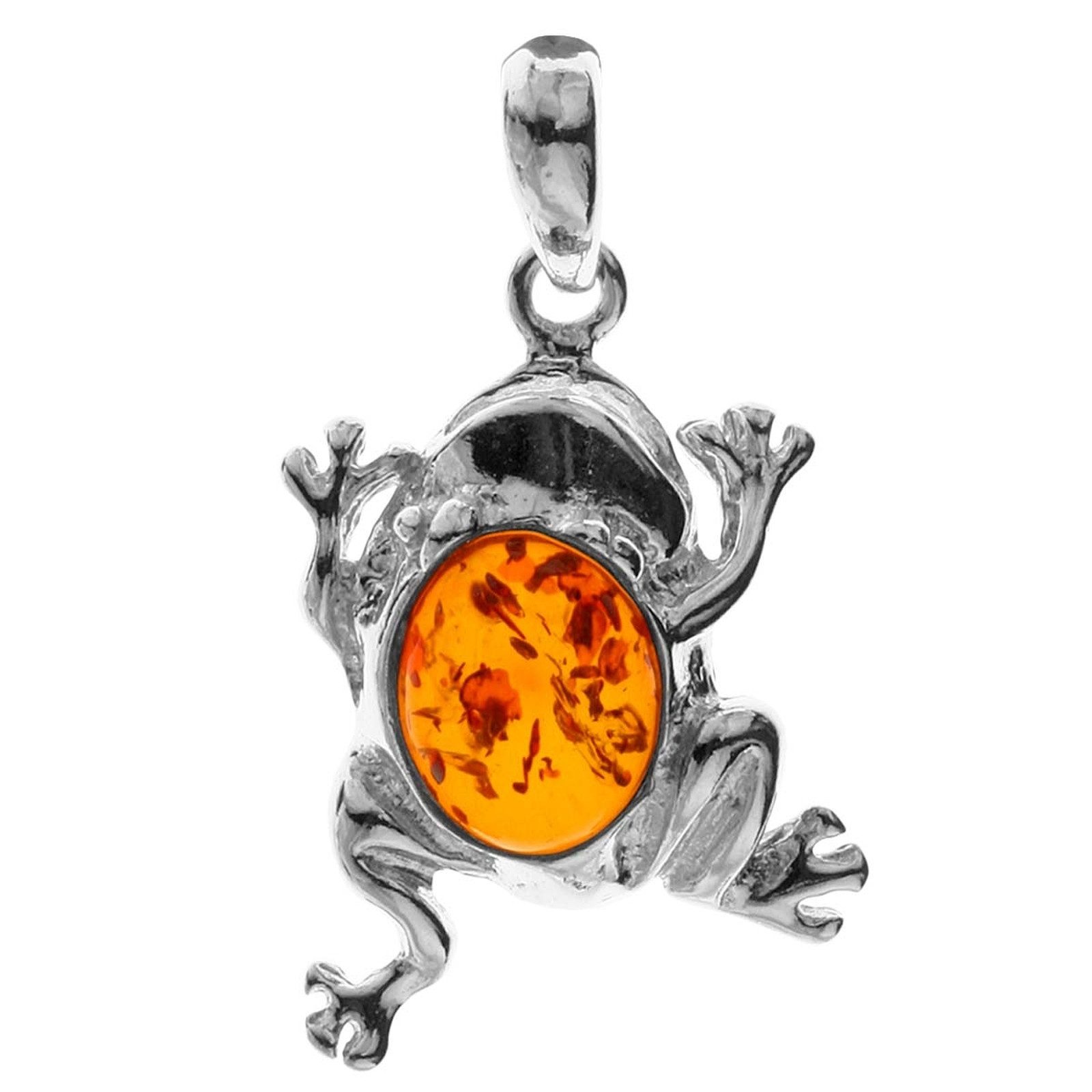 Kettenanhänger Ostsee-Schmuck Anhänger Frosch Anhänger Frosch