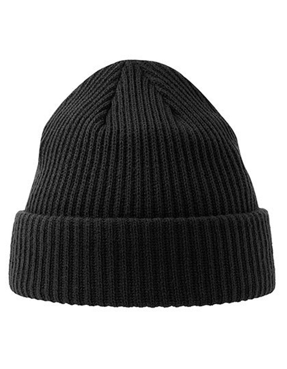 Atlantis Beanie Winter Beanie (2er Pack) Recycelter Polyester Ripp Strick Mütze (Packung) mit breitem Umschlag