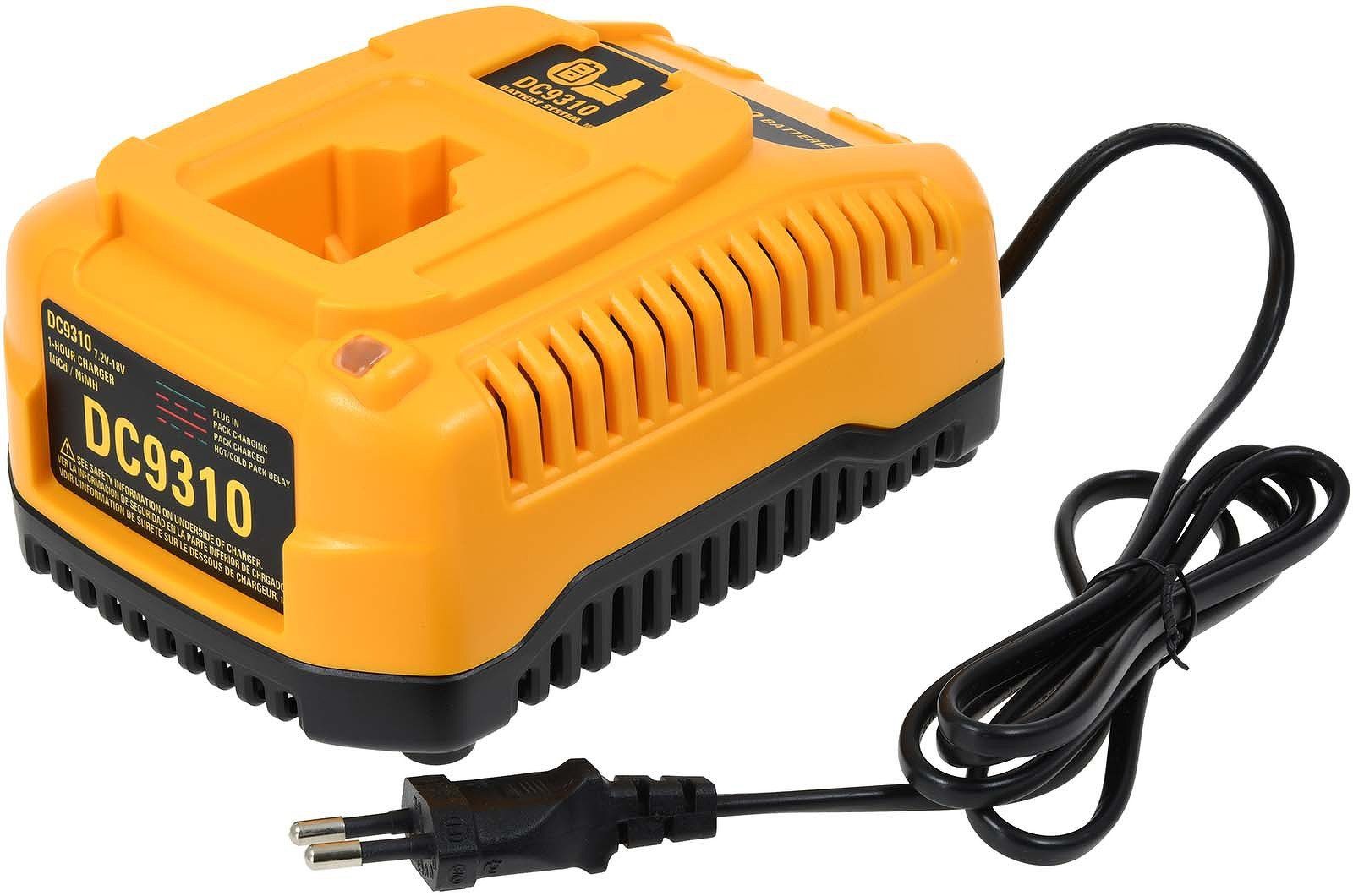 Powery Ladegerät für Akku Black & Decker Bohrschrauber KC12E Werkzeug-Akku-Ladetechnik