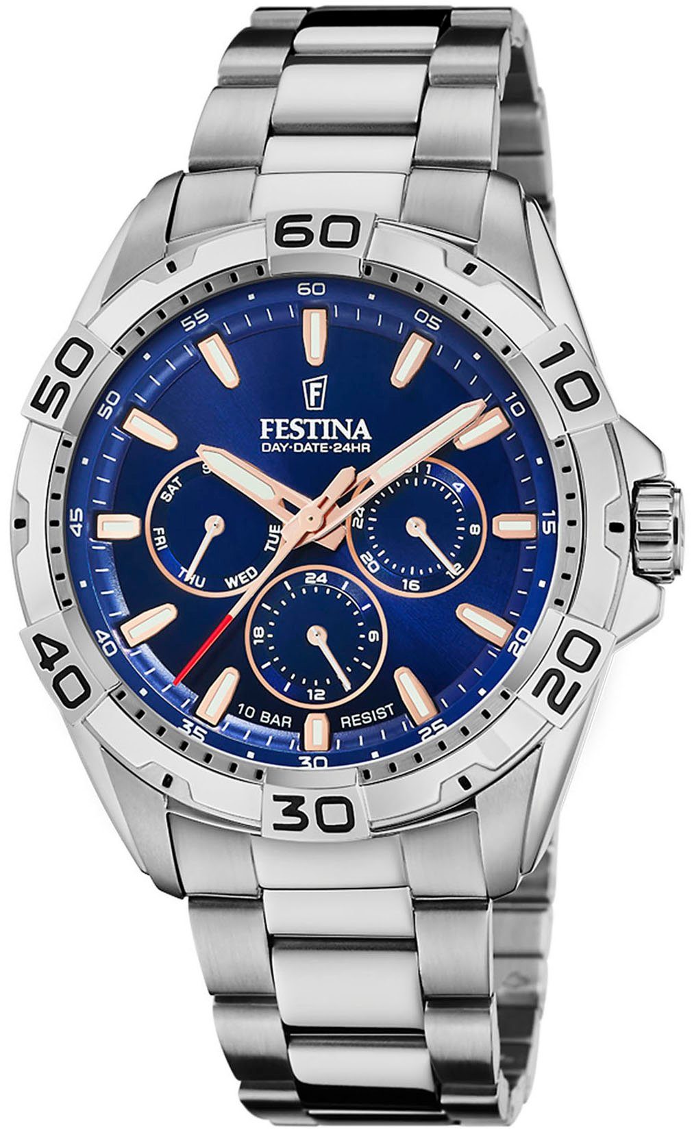 Festina Multifunktionsuhr F20623/2, Armbanduhr, Quarzuhr, Herrenuhr, Edelst günstig online kaufen