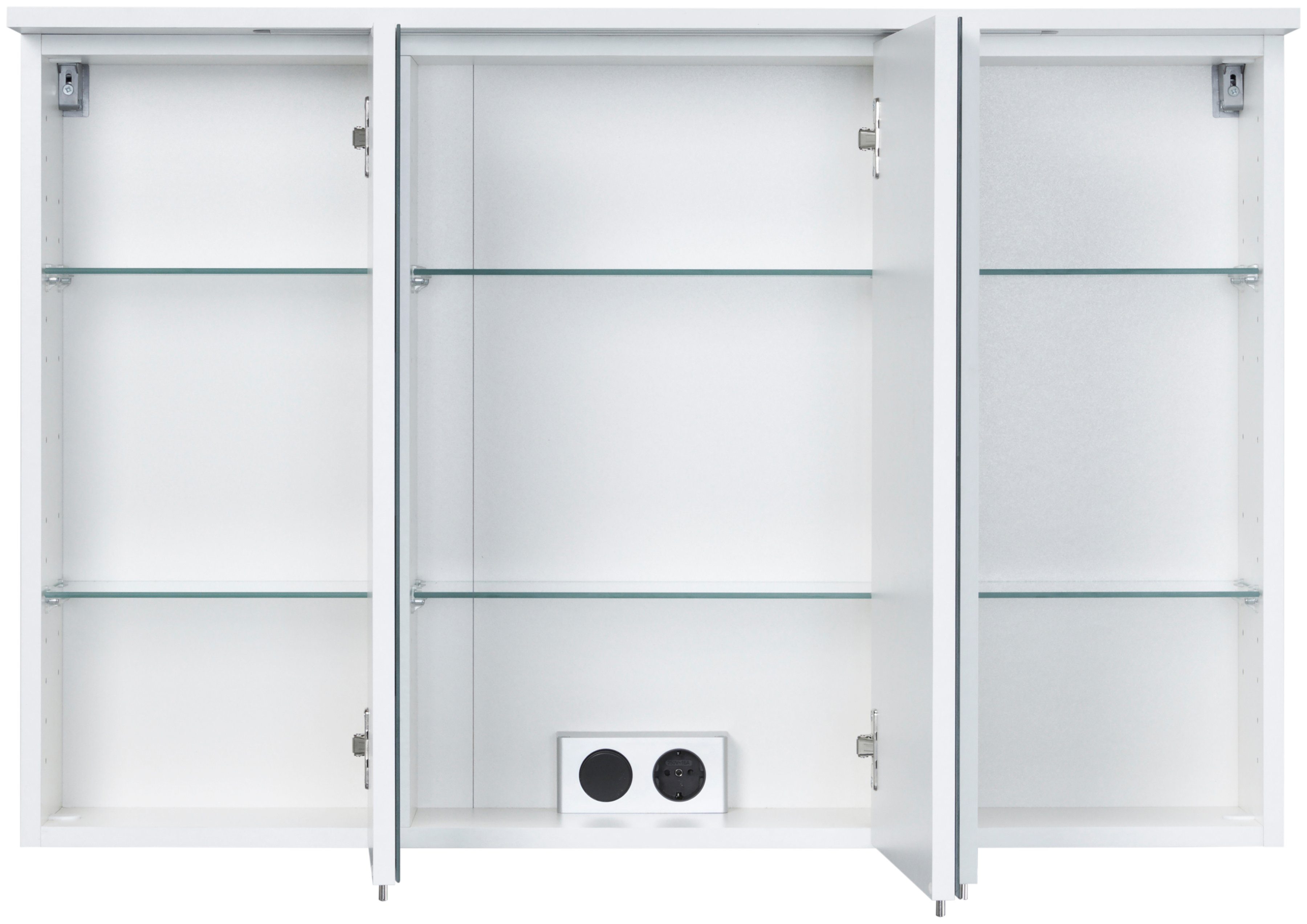 welltime Spiegelschrank Flex Breite 100 cm, mit 3D-Spiegeleffekt