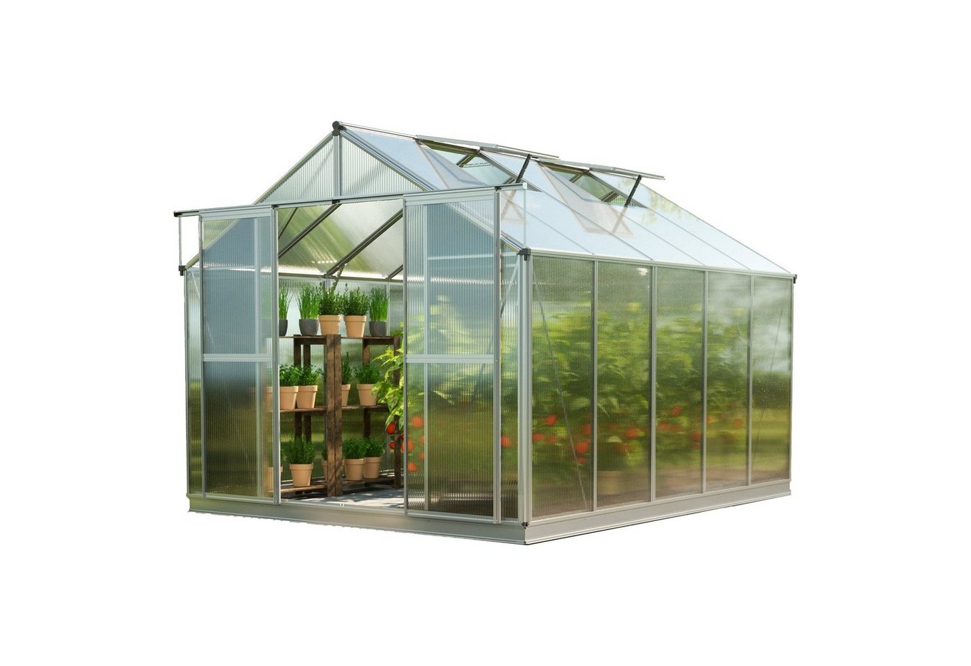 GFP Gewächshaus Topas 2, 6 mm Wandstär... GFP Gewächshaus Topas 2, 6 mm Wandstär...