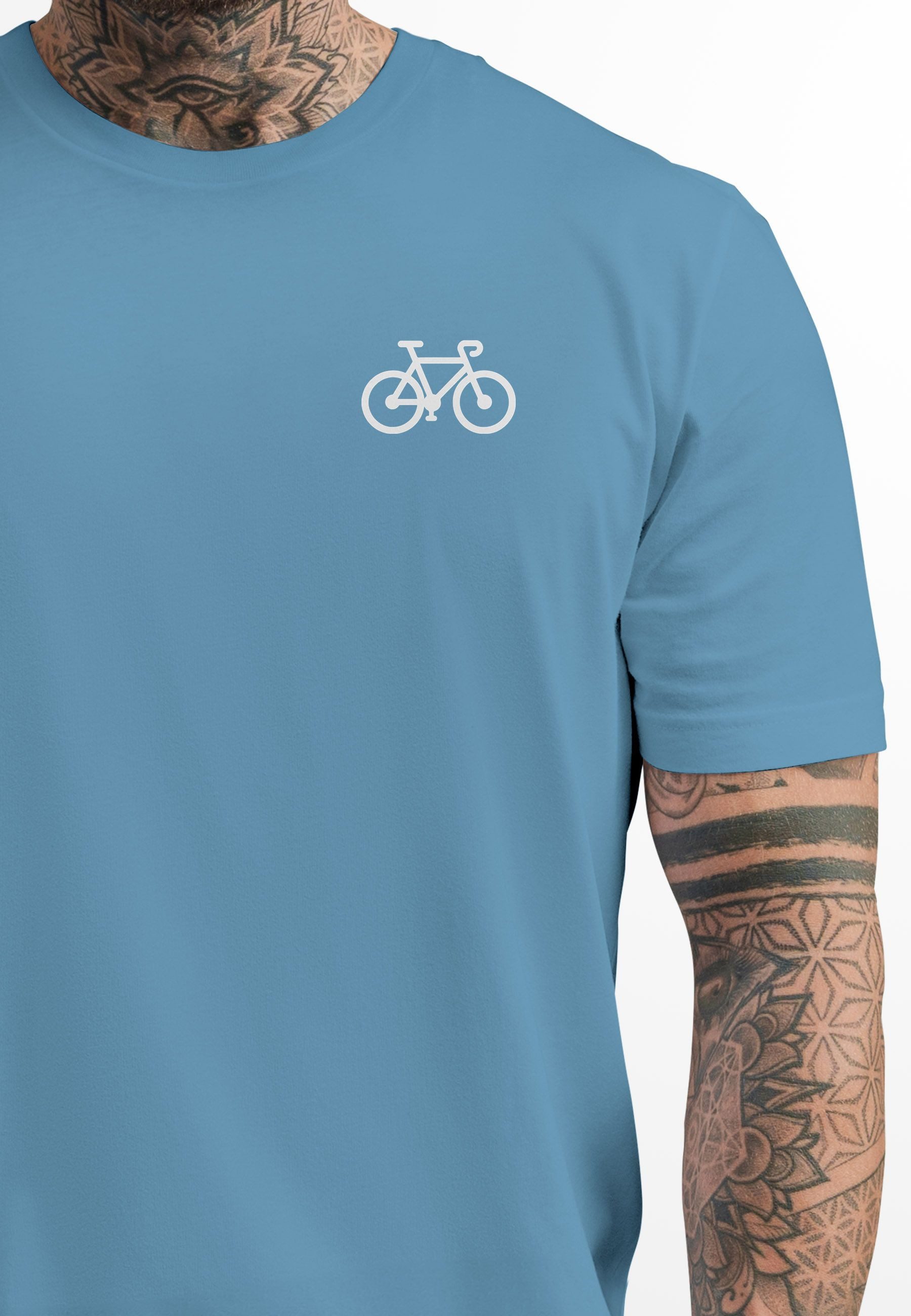 Neverless Print-Shirt Herren T-Shirt Fahrrad Bike günstig online kaufen
