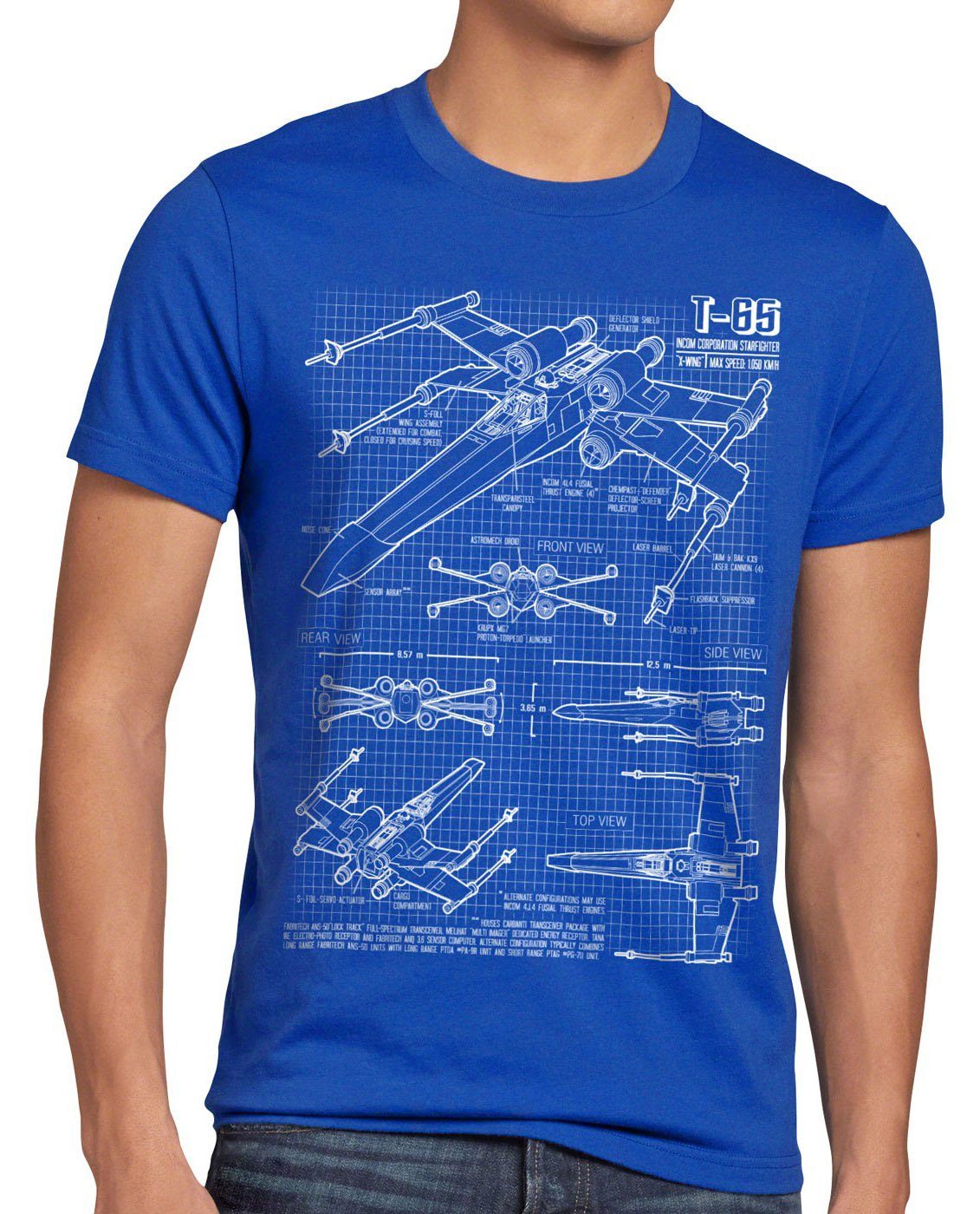 style3 T-Shirt T-65 Jäger wing star günstig online kaufen