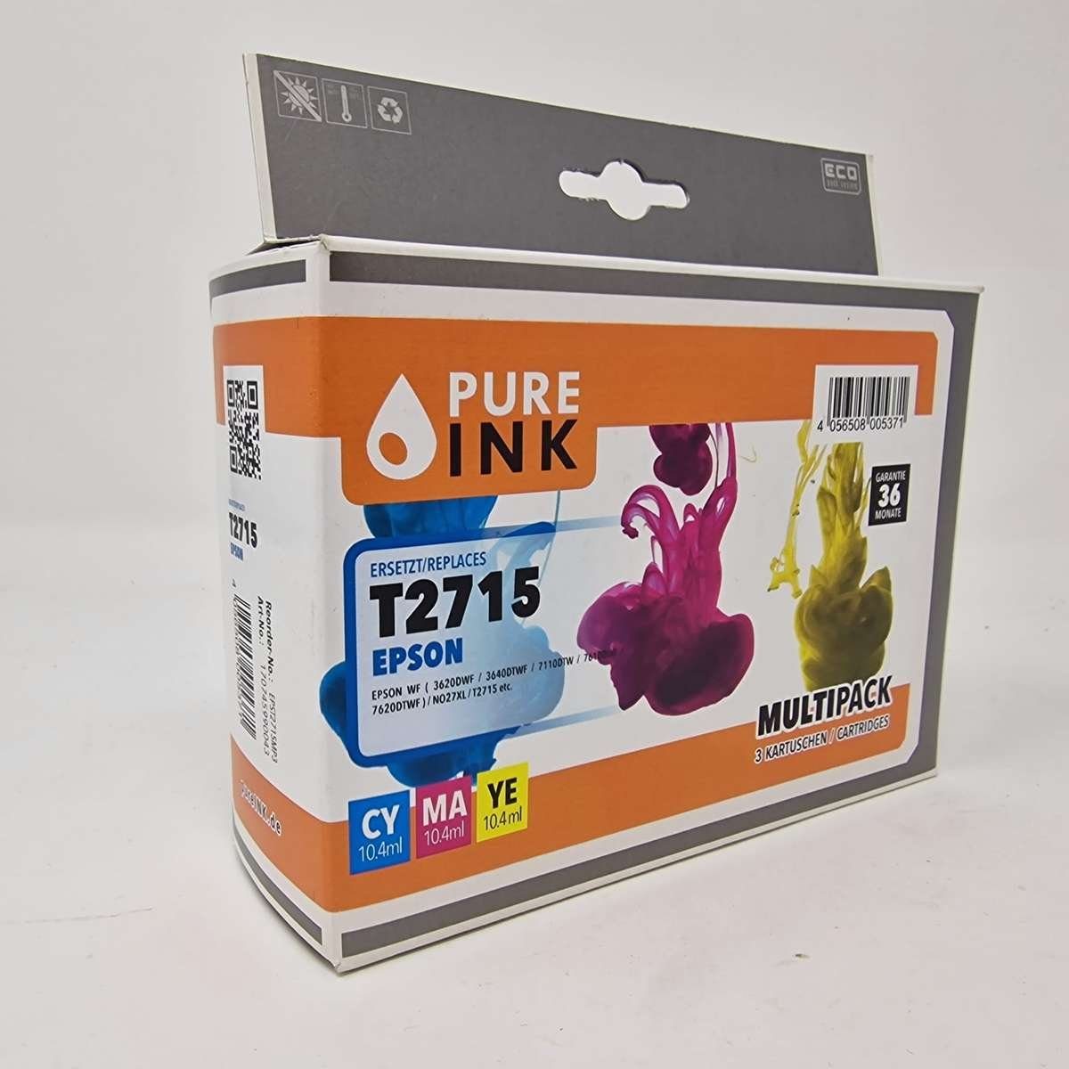 Pure Ink Multipack Tintenpatronen ersetzen Epson Patronen T2715 Tintenpatrone
