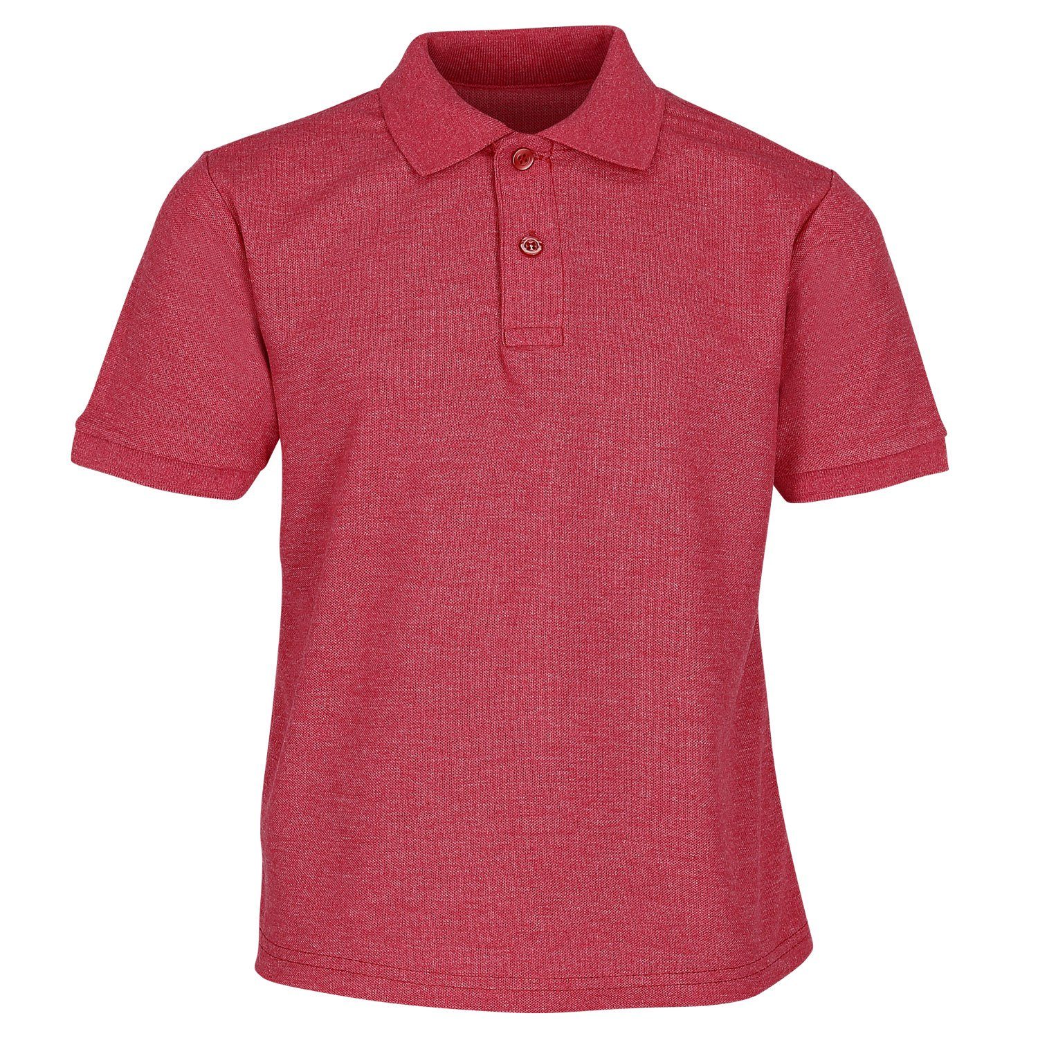 Fruit of the Loom Poloshirt Kids 65/35 Polo vintage rot meliert