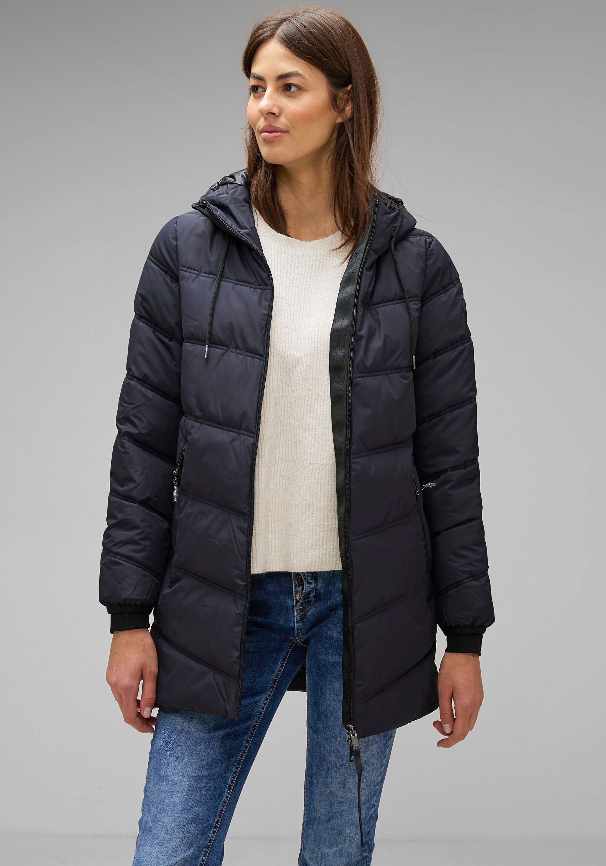 STREET ONE Steppjacke mit wasserabweisender Teflon-Beschichtung gravity blue