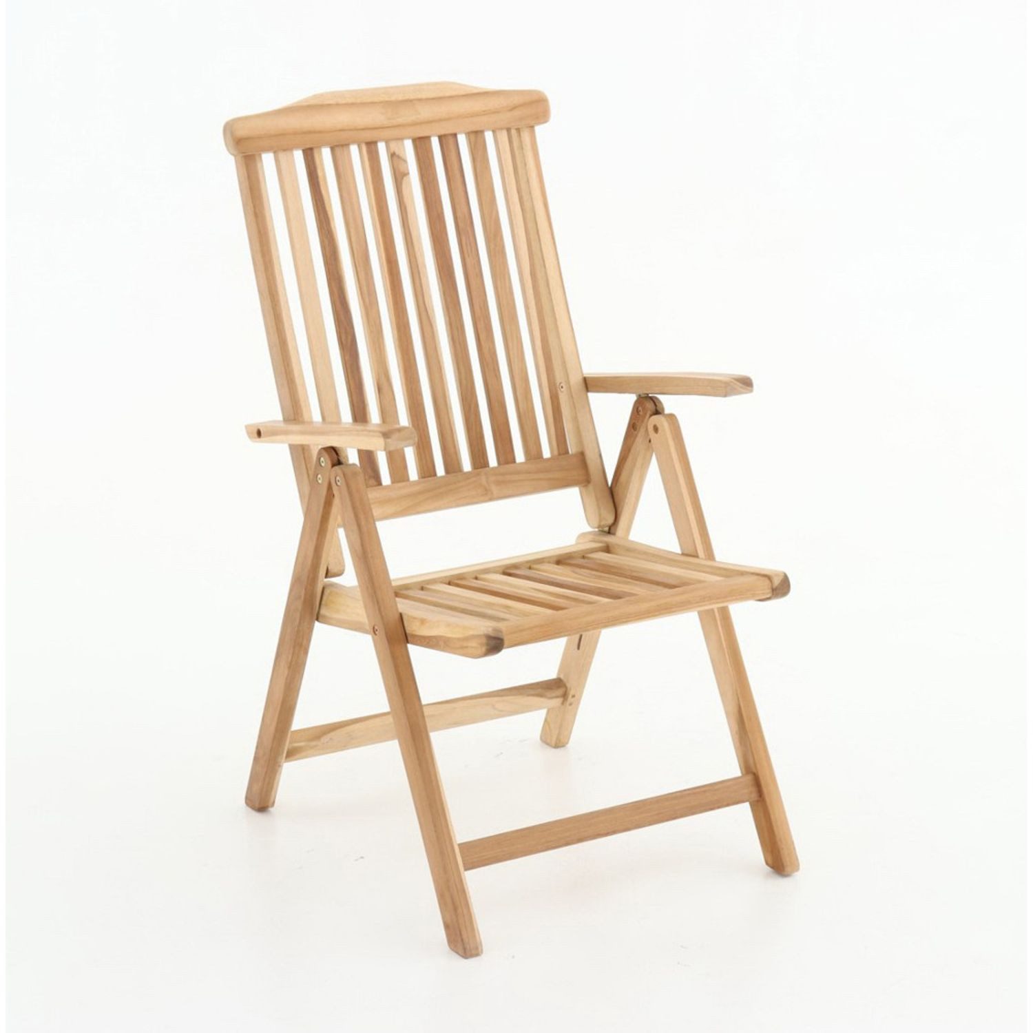 BURI Klappstuhl Teak Klappsessel Klappstuhl Gartenstuhl Gartensessel Campingstuhl