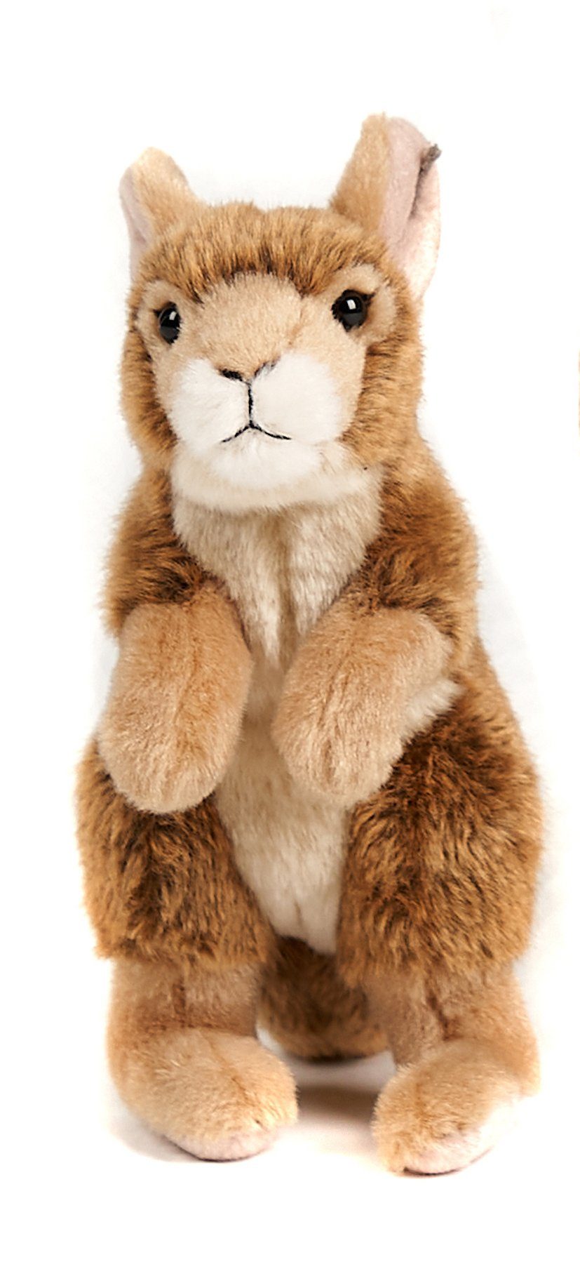 Uni-Toys Kuscheltier Känguru Baby, stehend - 20 cm (Höhe) - Plüsch-Beuteltier - Plüschtier, zu 100 % recyceltes Füllmaterial