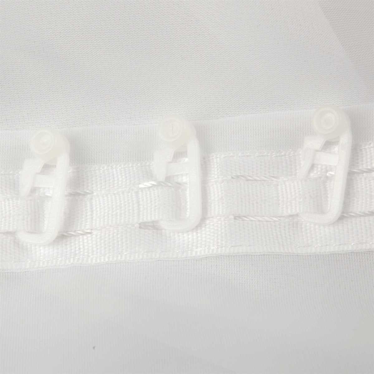 Bestlivings Gardinenröllchen zum Einhängen von Stoffen mit Gardinen- und Kräuselbändern, (Spar-Set, 50-St), für Innenlaufschienen mit Nutbreite 4–7 mm, geräusch – Bild 5 von 5