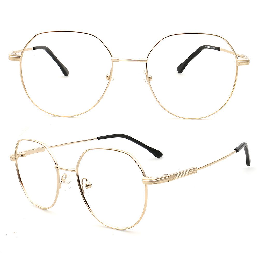PACIEA Lesebrille Damen Herren Biegsame BügelBlaulichtfilter Metall Vollrand