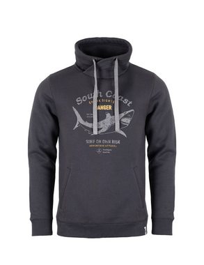 ROADSIGN australia Sweatshirt Risk (1, 1-tlg., 1) mit modischem Schlauchkragen & Kordelzug, Logo-Aufdruck "South Coast"