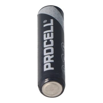 Duracell 10 Stück Duracell Procell Alkaline AAA Micro LR03 im Karton Batterie, (1,5 V)