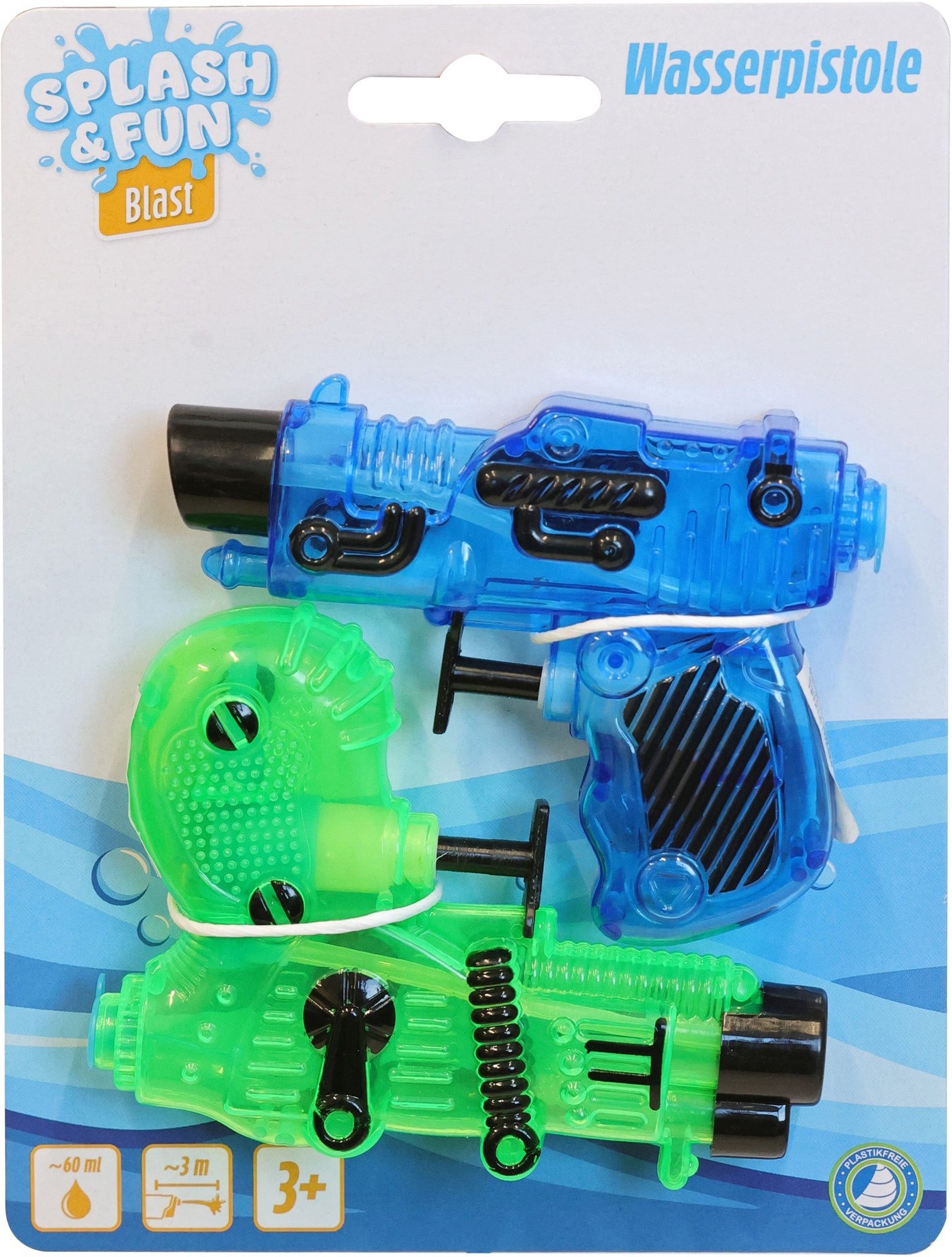 Vedes Spiel Splash & Fun Wasserpistole Galaxy 2er-Set 11 cm