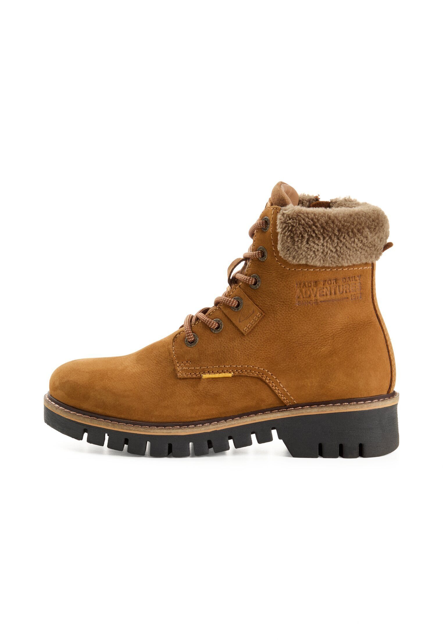 camel active mit Seitenzipper Schnürstiefel günstig online kaufen