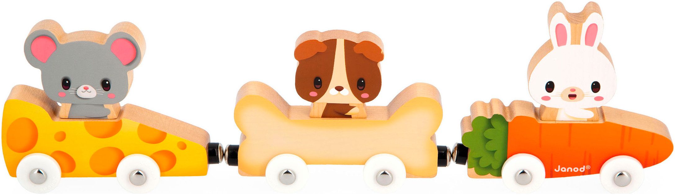 Janod Lernspielzeug Magnetische Tiere - Bauernhof, FSC® - schützt Wald günstig online kaufen