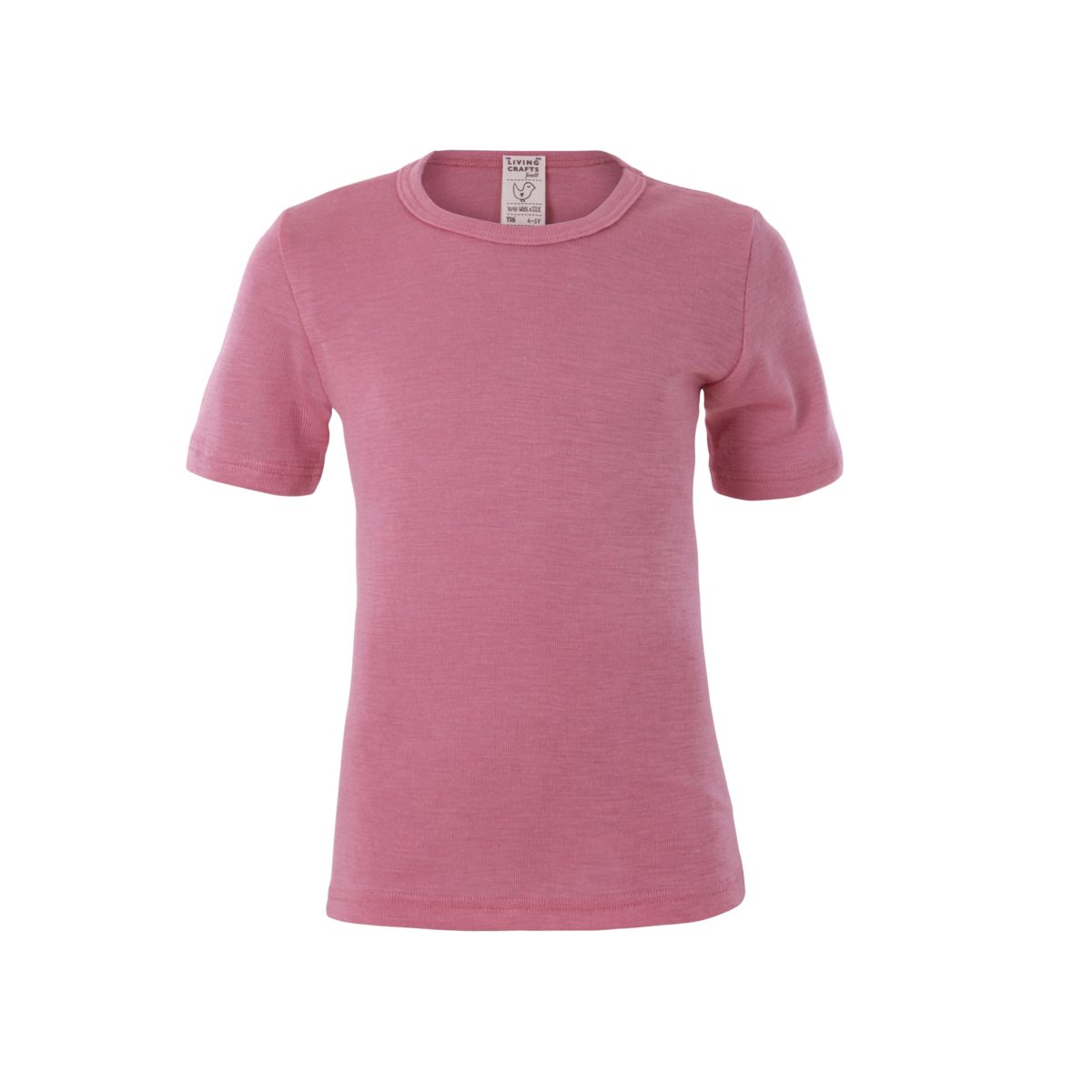 LIVING CRAFTS Kurzarmshirt Atmungsaktiv, temperatur- und feuchtigkeits-ausgleichend Light Pink
