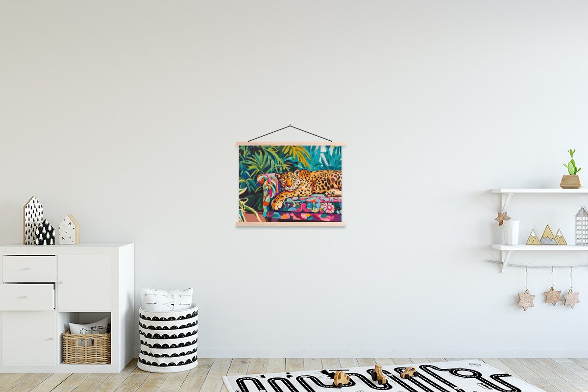 MuchoWow Poster Leopard - Bunt - günstig online kaufen