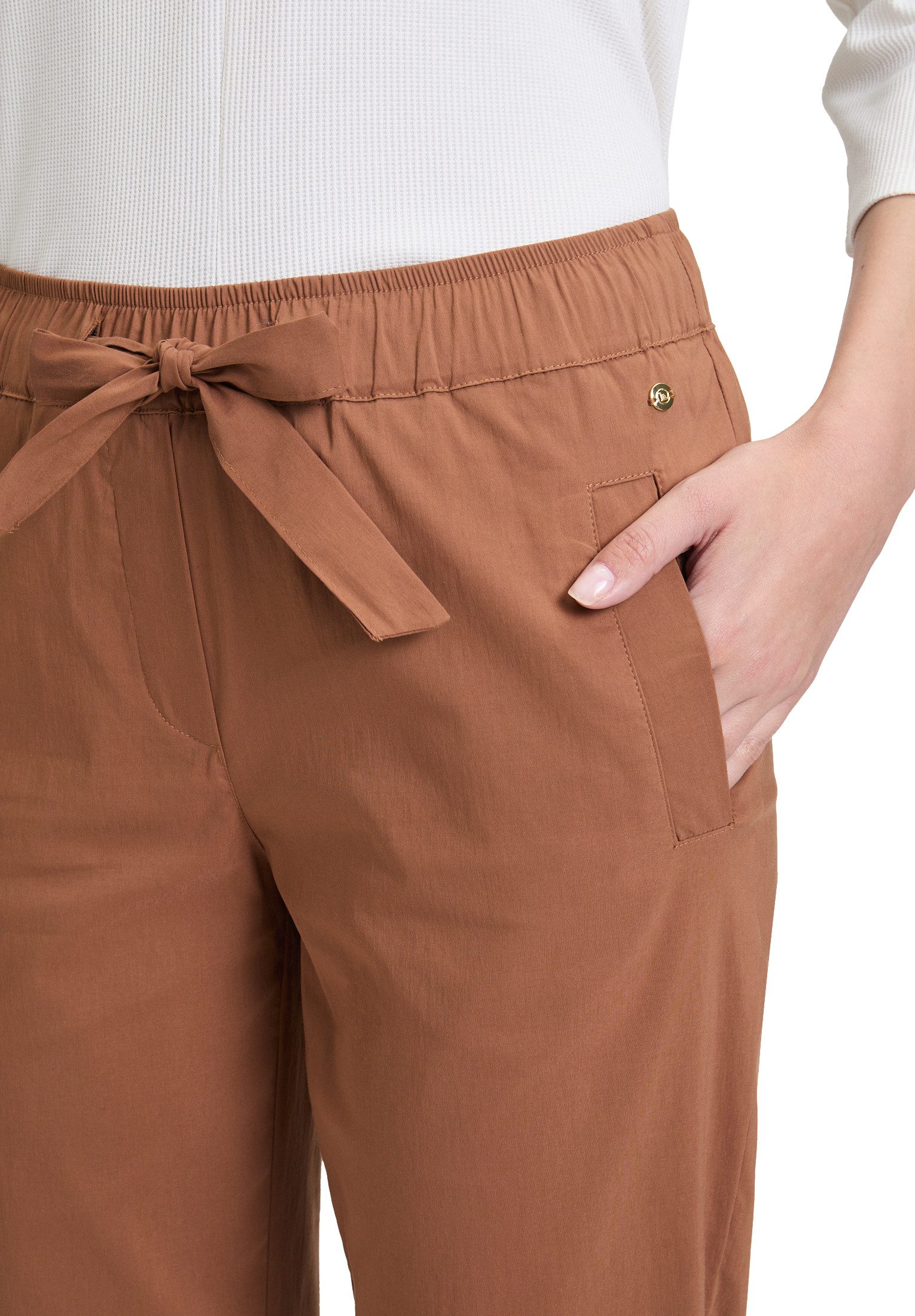 Betty&Co Stoffhose Damen mit elastischem Bund Material