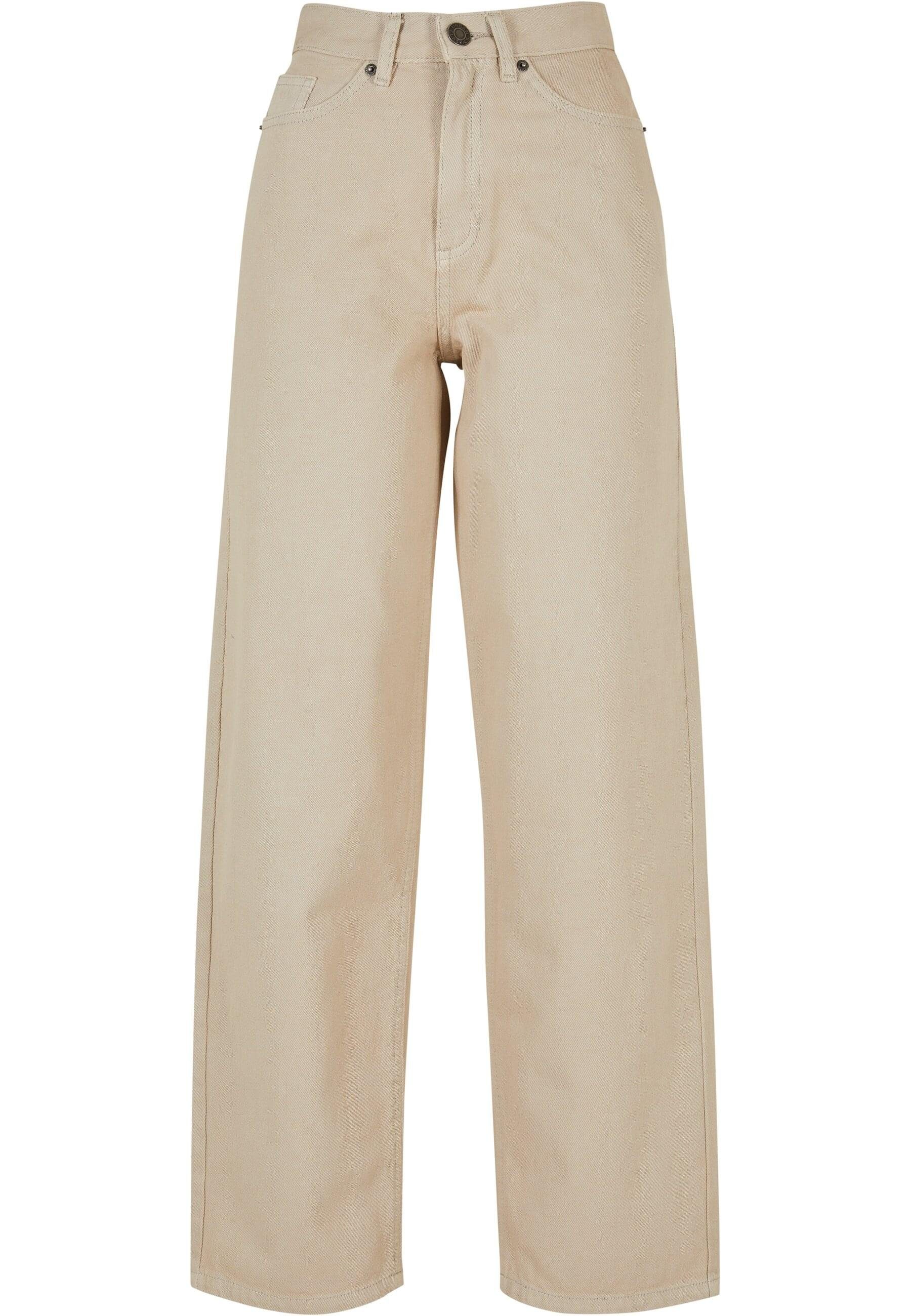 Bequeme Jeans Urban Classics Damen Ladies High Waist 90´S Wide Leg Denim Pants