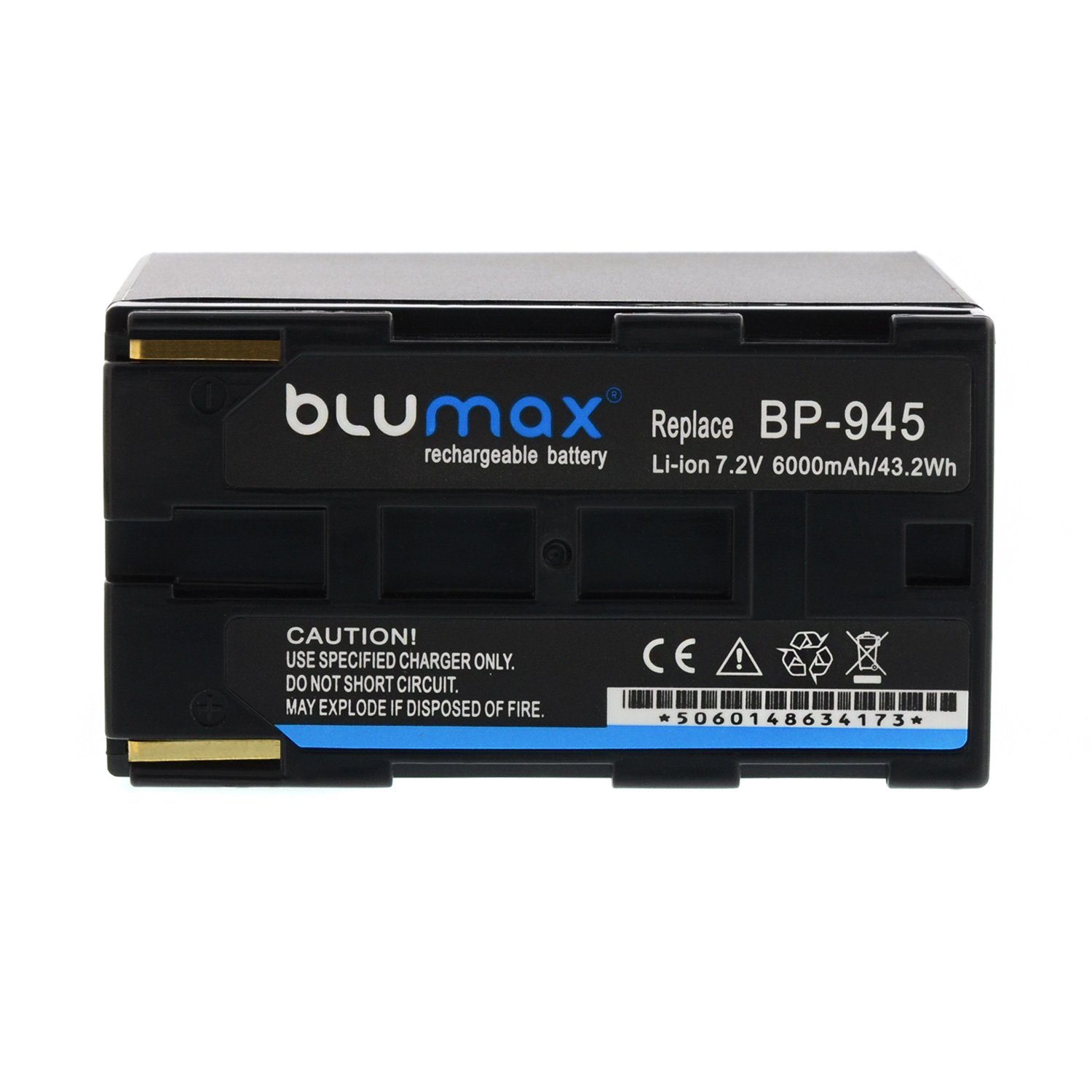 BP-945 Blumax (7,4V) für Kamera-Akku passend Akku mAh Canon 6000