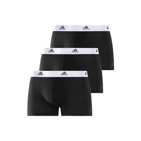 adidas Sportswear Boxer "Active Flex Cotton" (3er-Pack) mit weicher Nahtverarbeitung, Tonales Logo