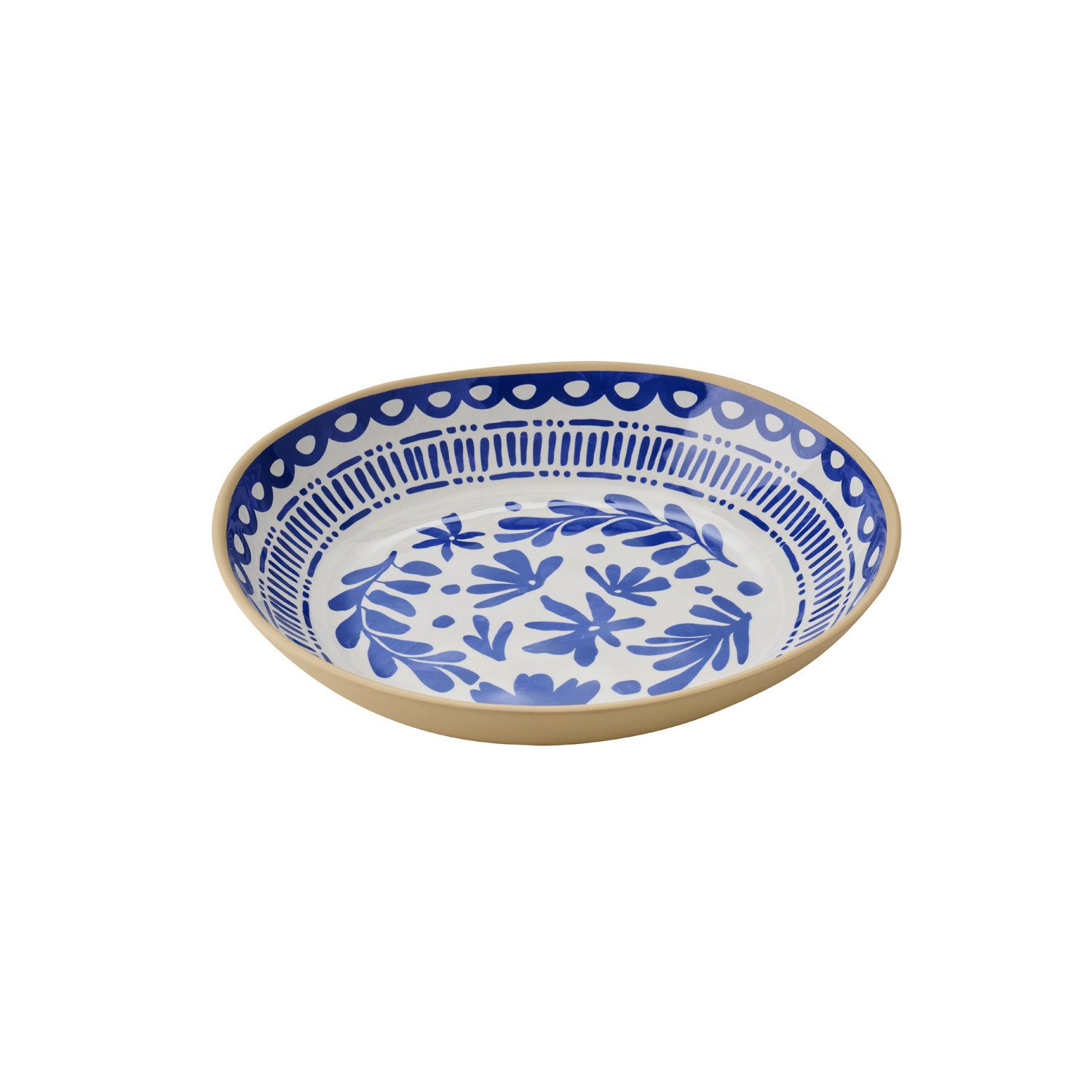 APS Schale FLORYN, Melamin, (1-tlg), Melamin blau/weiß-beige, spülmaschinengeeignet