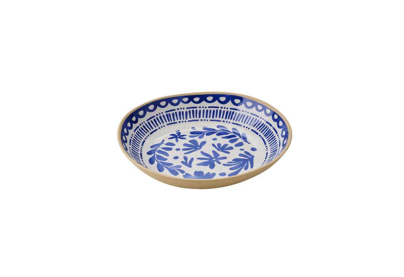 APS Schale FLORYN, Melamin, (1-tlg), Melamin blau/weiß-beige, spülmaschinengeeignet
