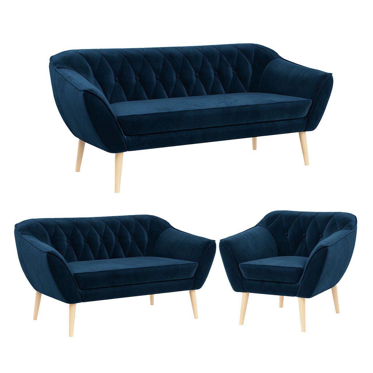 MKS MÖBEL Sofa PIRS 3 2 günstig online kaufen