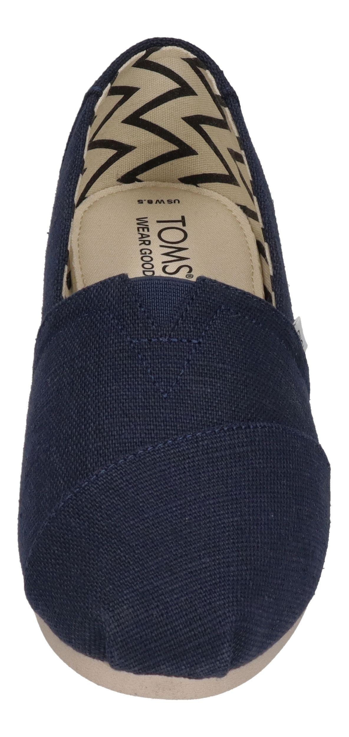TOMS ALPARGATA WIDE Espadrille Navy Heritage
